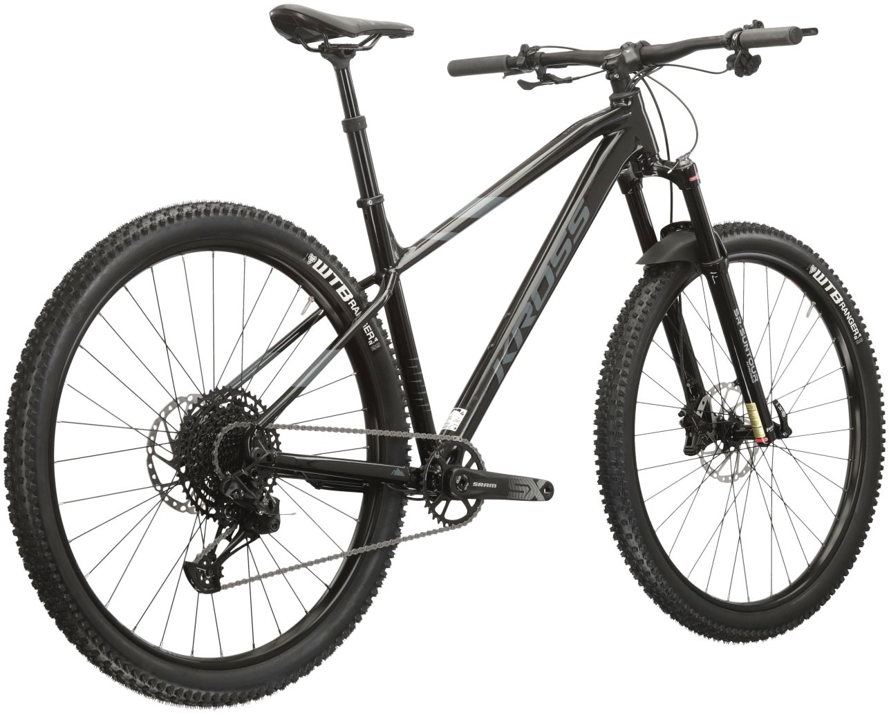 Kross Mountainbike »KROSS MTB Hardtail Level 6.0 29" schwarz 12 Gänge«, 12 Gang, SRAM, NX EAGLE Schaltwerk, Kettenschaltung