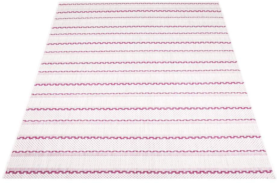 Carpet City Outdoorteppich »Outdoor 720«, rechteckig, 5 mm Höhe, In- und Outdoor geeignet, Geo-Muster, Wohnzimmer, Balkon, Terrasse