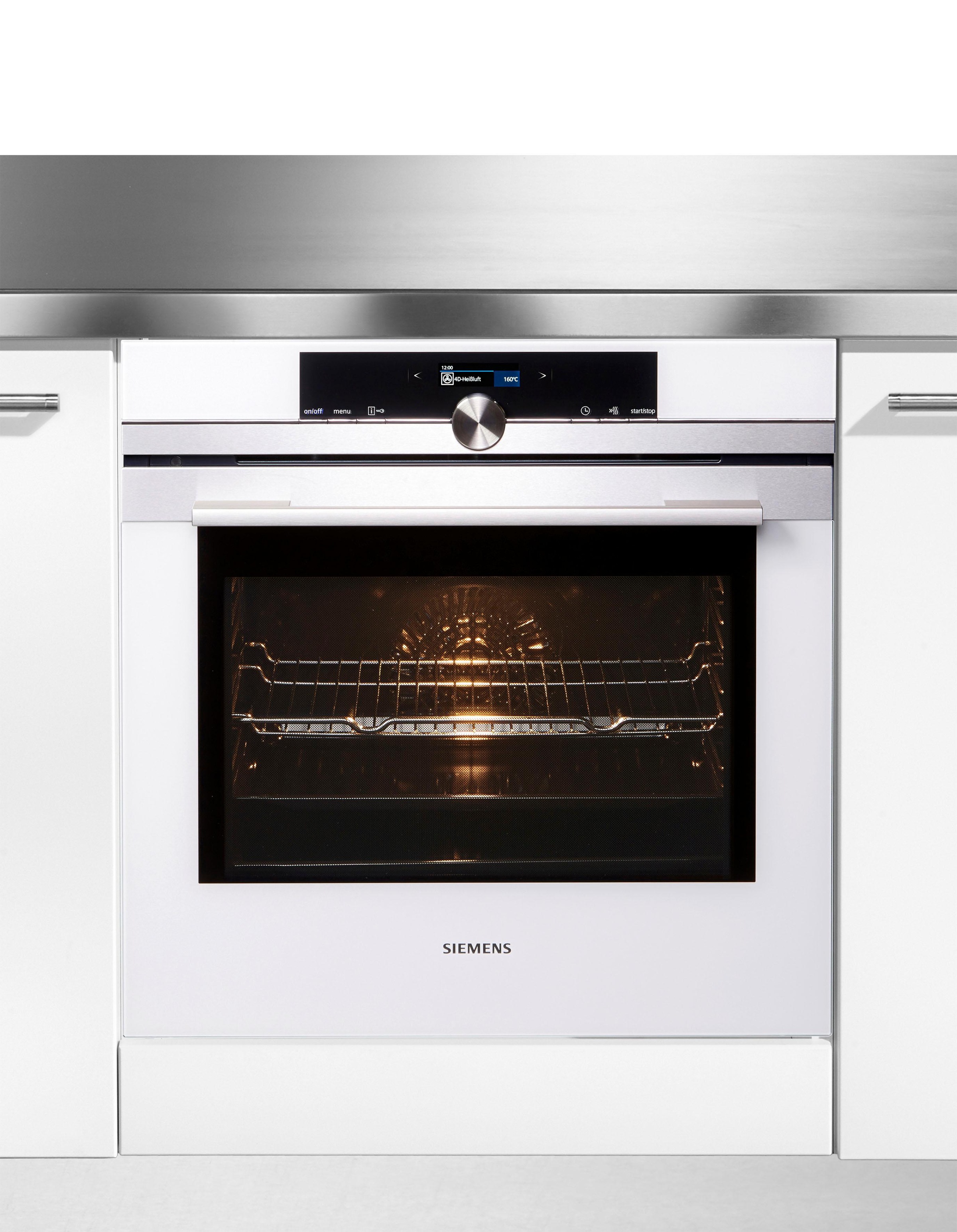 2. Bild von SIEMENS Pyrolyse Backofen »HB674GBW1«, HB674GBW1, mit Teleskopauszug nachrüstbar, Pyrolyse-Selbstreinigung, mit activClean