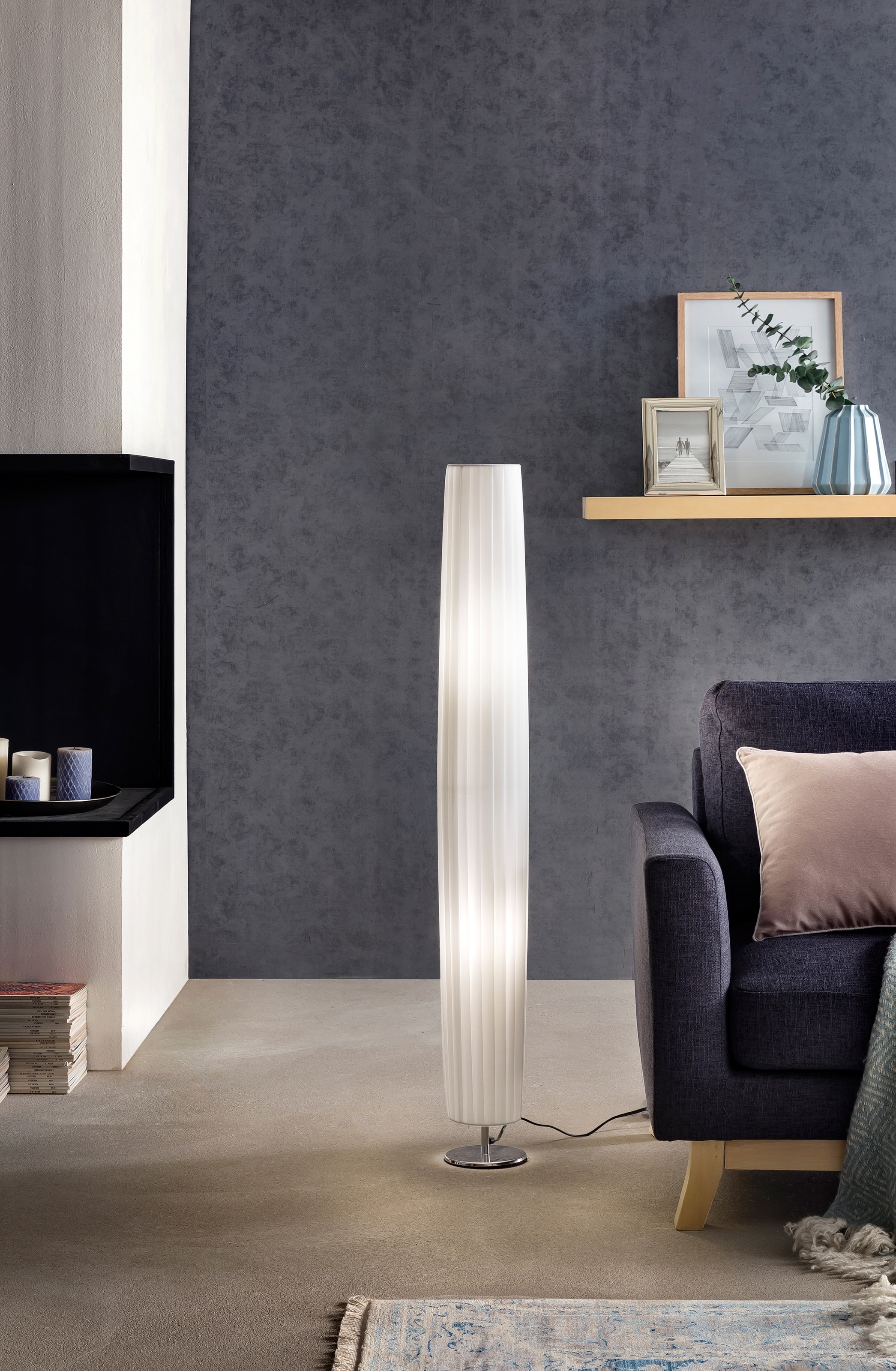 SalesFever Stehlampe »Oliver«, 2 flammig, Leuchtmittel E27   ohne Leuchtmit günstig online kaufen