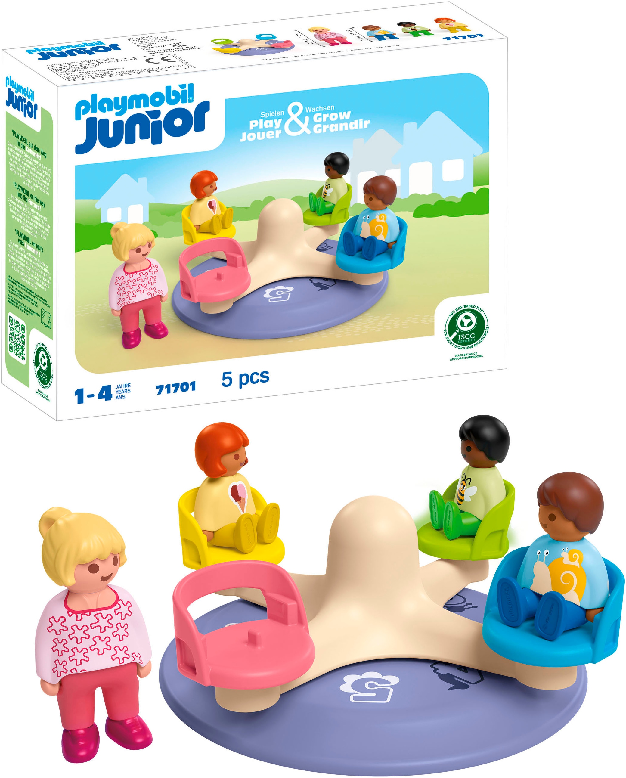 Playmobil® Konstruktions-Spielset »Zahlenkarussell (71701), JUNIOR« Made in Europe