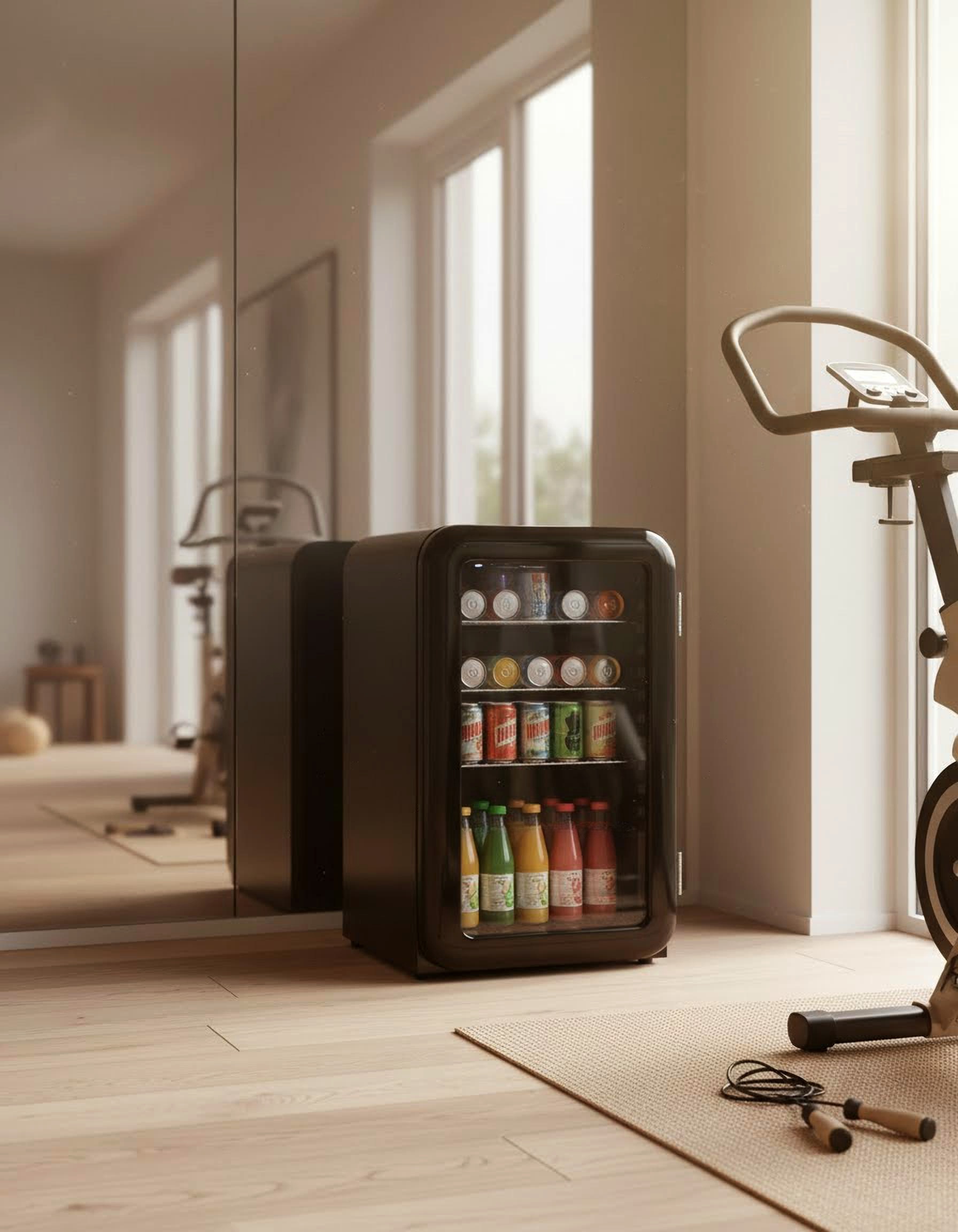 Hanseatic Getränkekühlschrank »HBC115ERBH« 83,5 cm hoch 55 cm breit