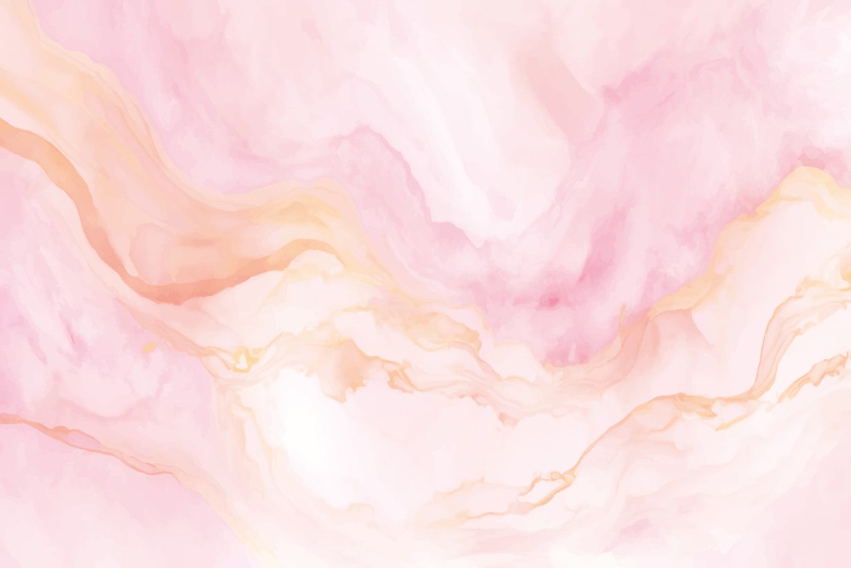 A.S. Création Vliestapete »Marmor-Tapete Aquarelloptik Rosa Apricot Pastell günstig online kaufen