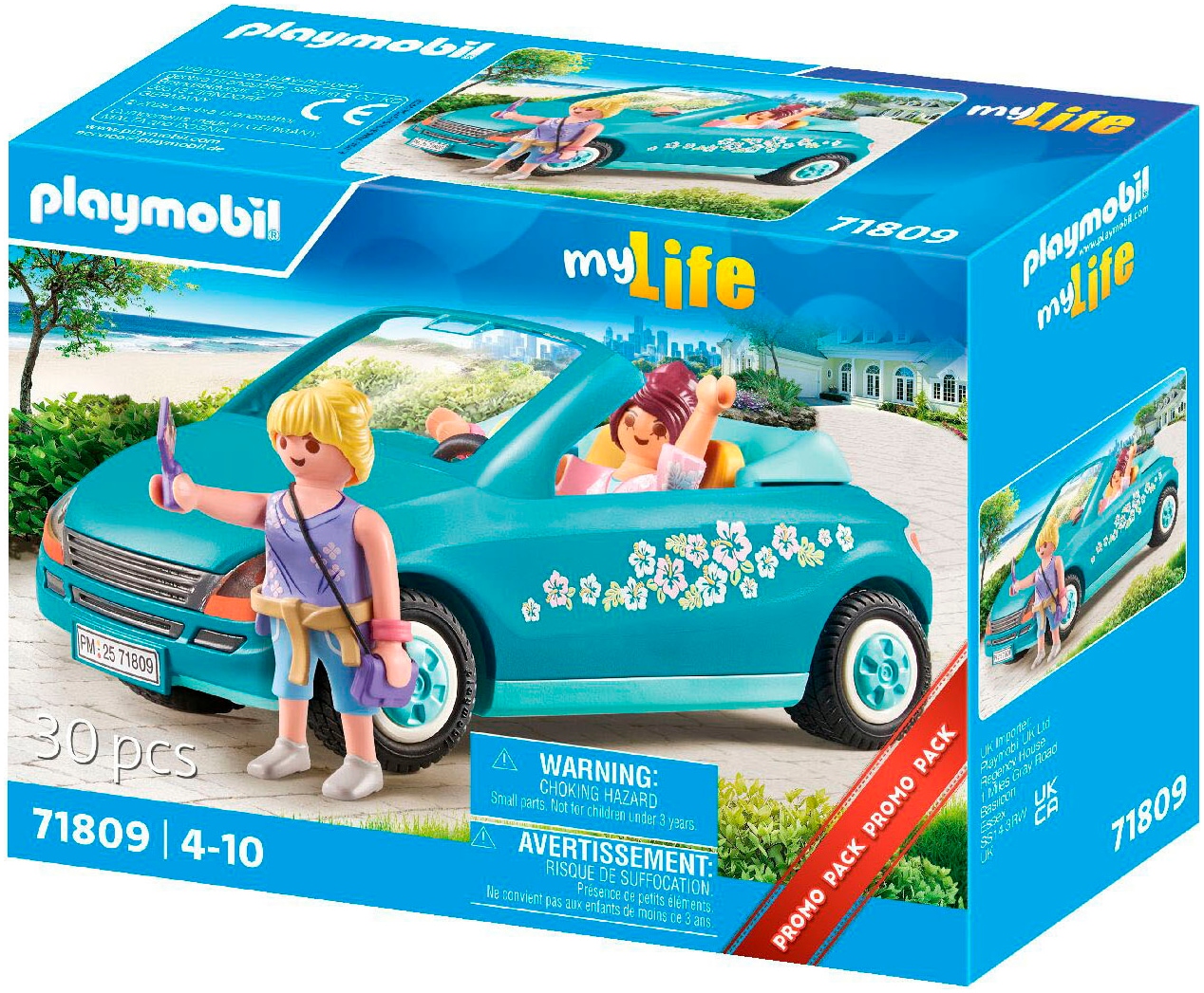 Playmobil® Konstruktions-Spielset »Cabrioausflug (71809), Playmobil My Life«, (30 St.)