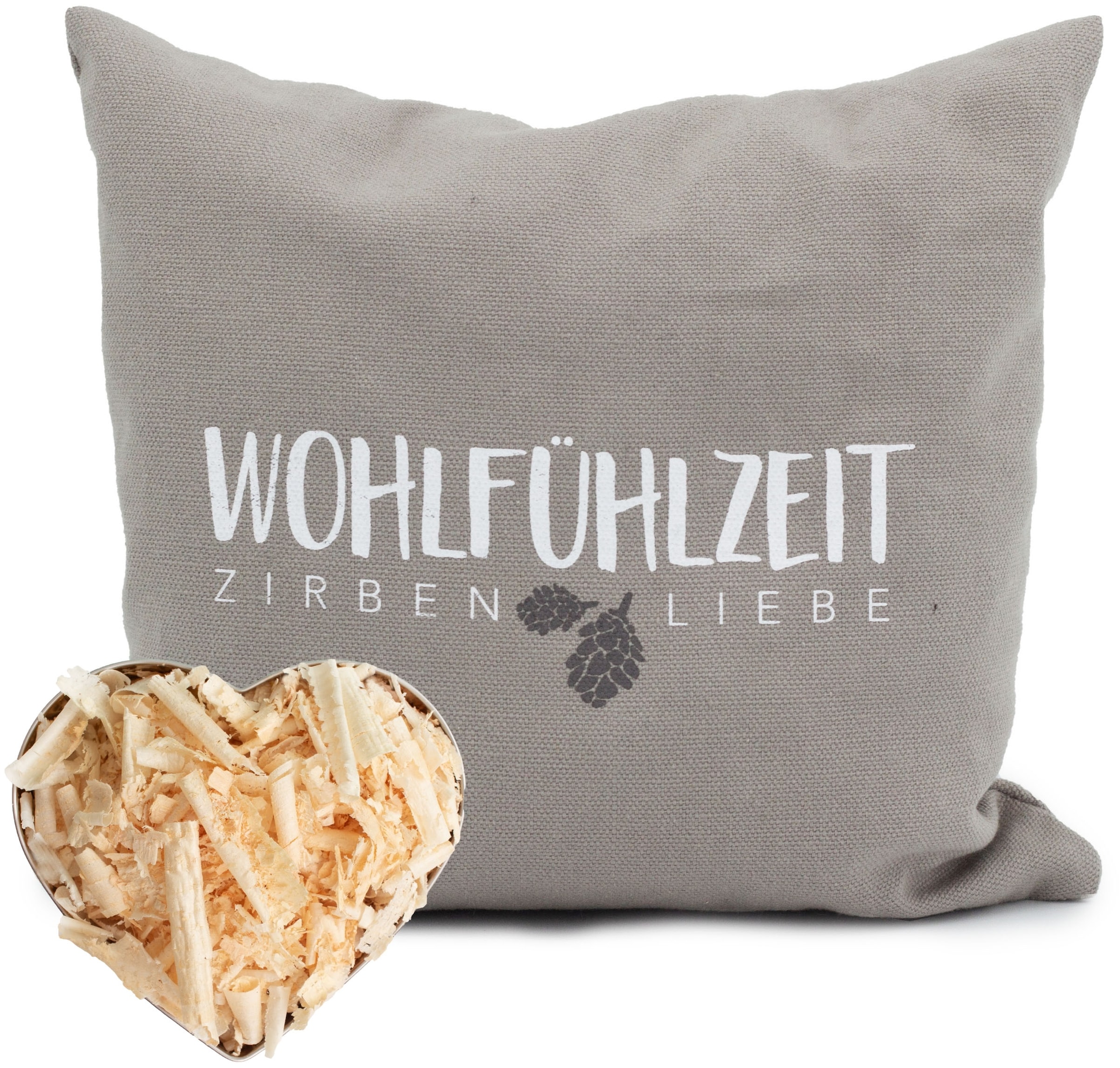 herbalind Zirbenkissen »Zirbenkissen, Kissen in 25x25cm und 40x40cm«, (1 tl günstig online kaufen