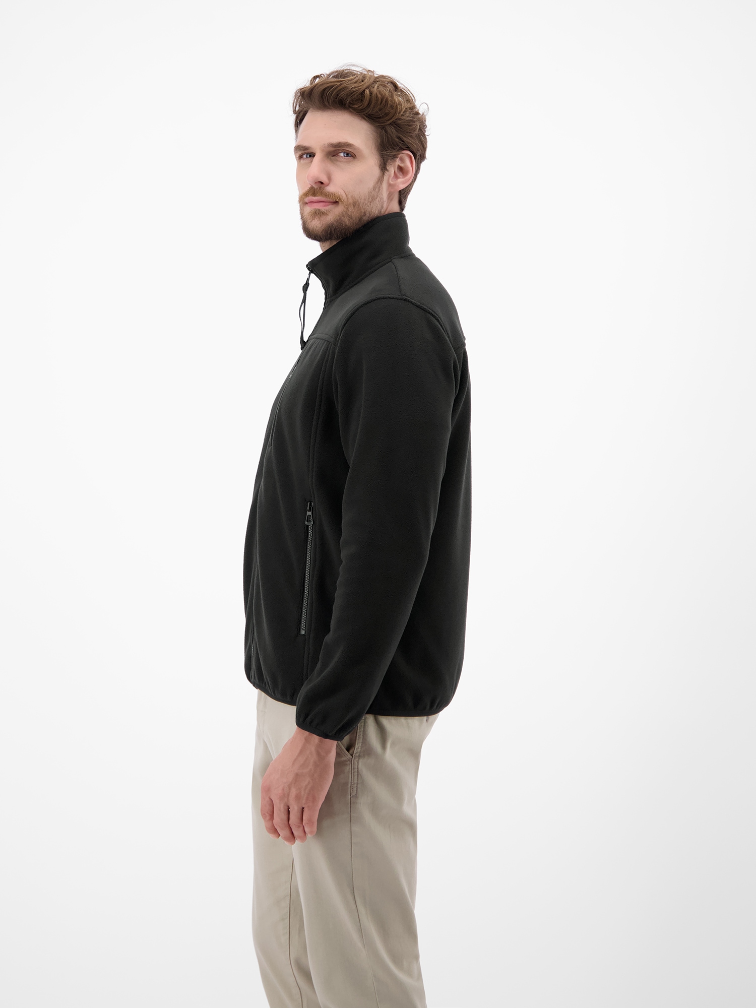 LERROS Sweatjacke »Polar-Fleece Jacke, sportiv«