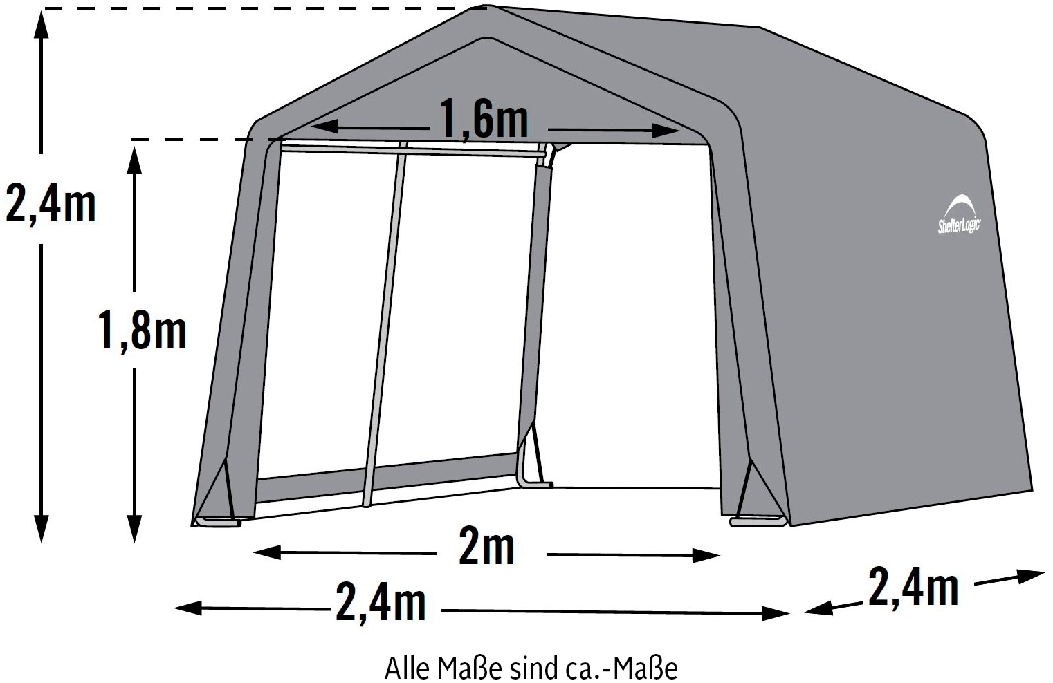 ShelterLogic Foliengerätehaus