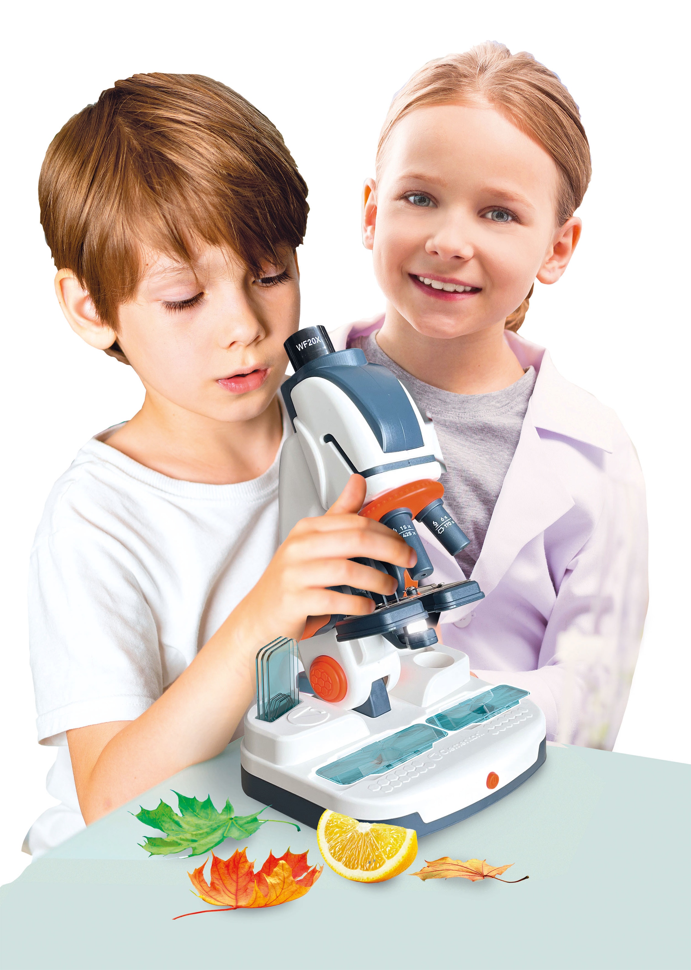 Clementoni® Experimentierkasten »Galileo Lab, Mein digitales Mikroskop« mit Wi-Fi-Kamera und 2 Lichtern