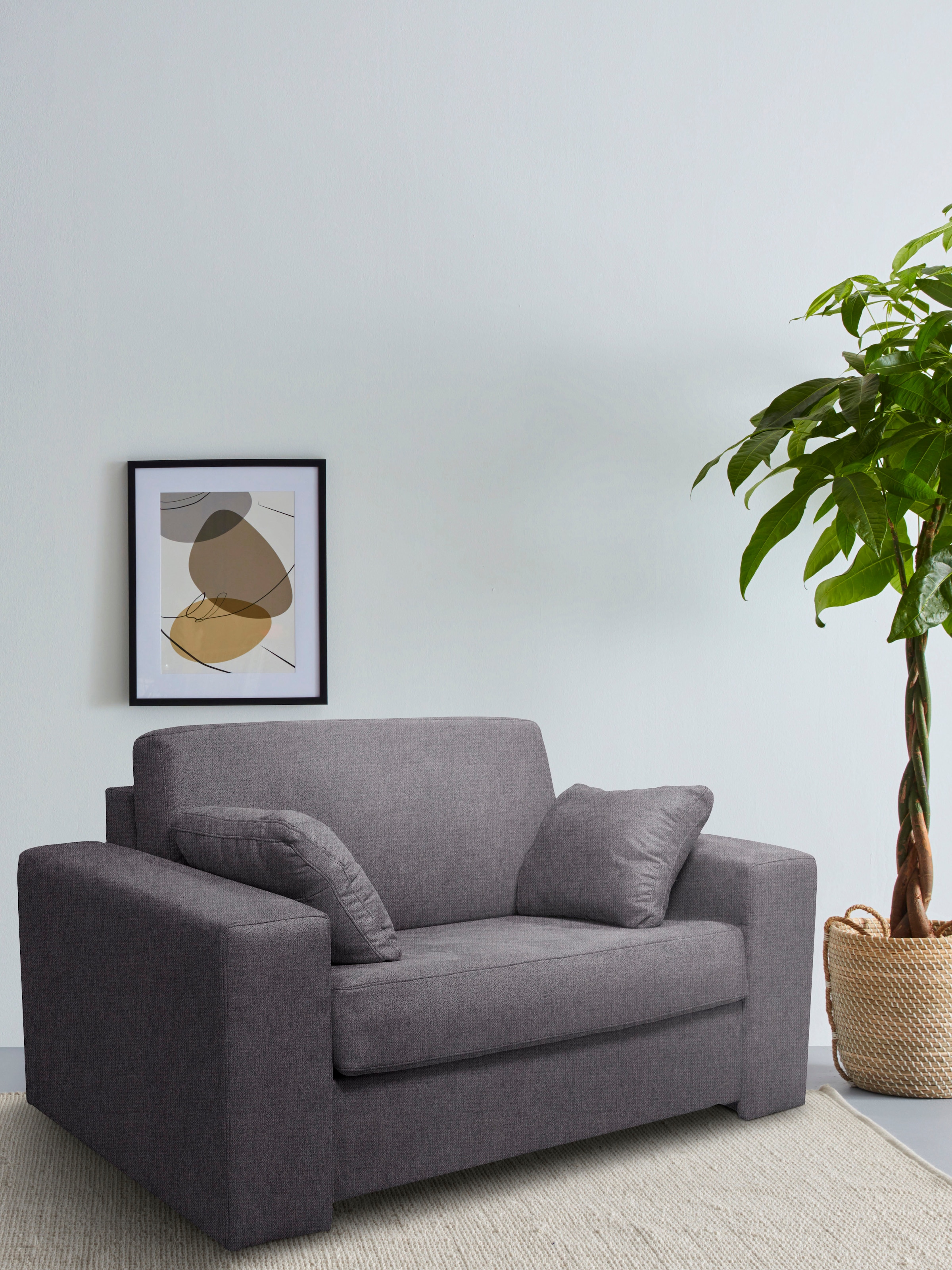 Home affaire Sessel »Roma Matratzenhöhe 140cm«, Dauerschlaffunktion, mit Unterfederung, Liegemaße ca 83x198 cm