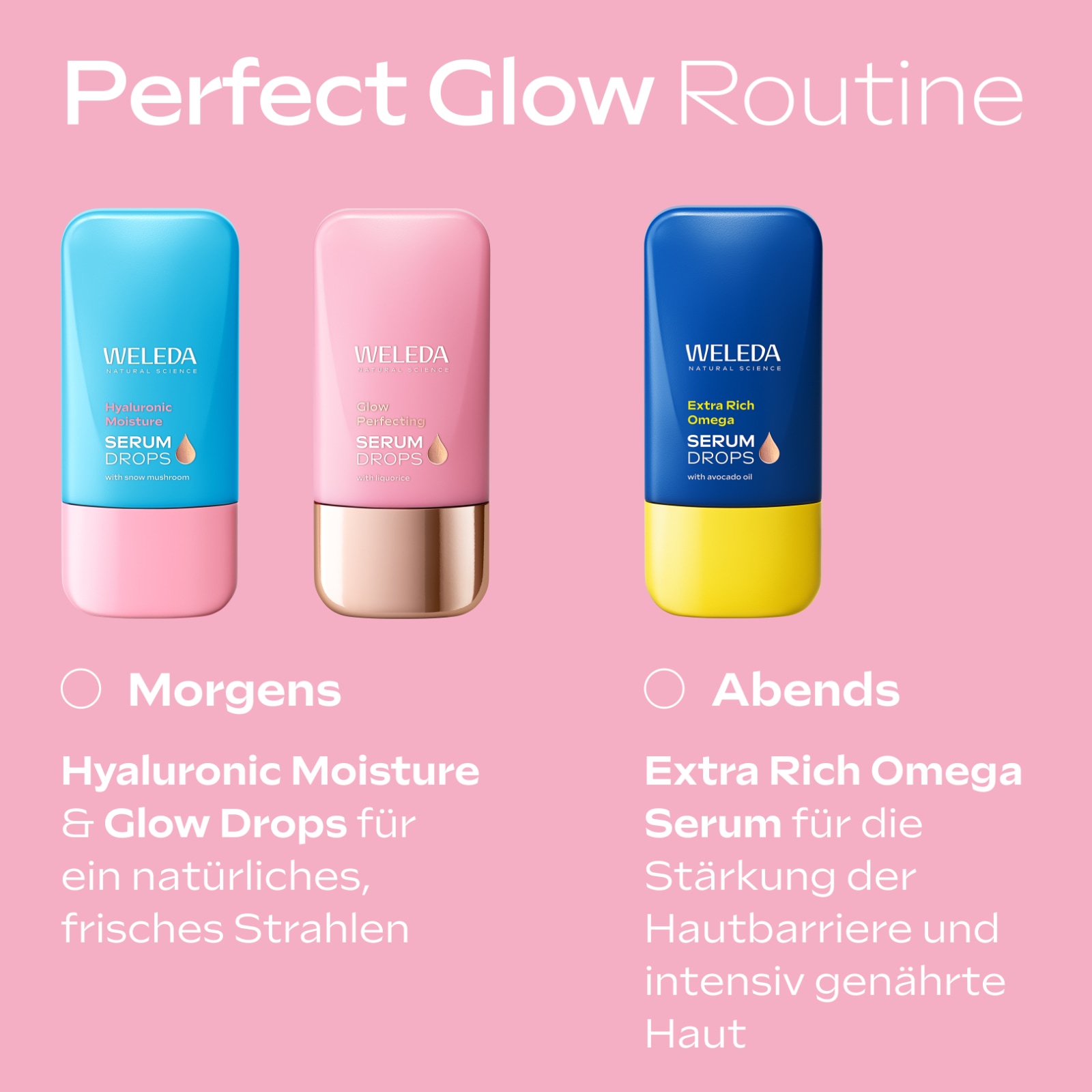 WELEDA Gesichtsserum »Glow Perfecting Serum Drops«
