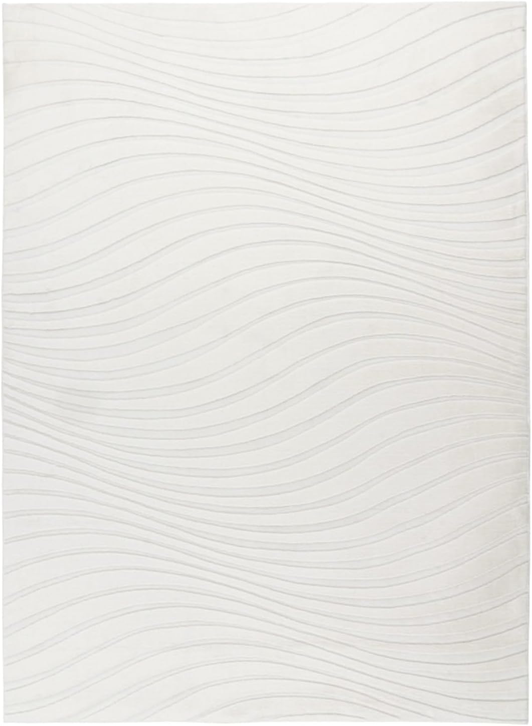 Carpet City Teppich »WAVES 503« rechteckig 12 mm Höhe Kurzflor, Hochtief-Mu günstig online kaufen