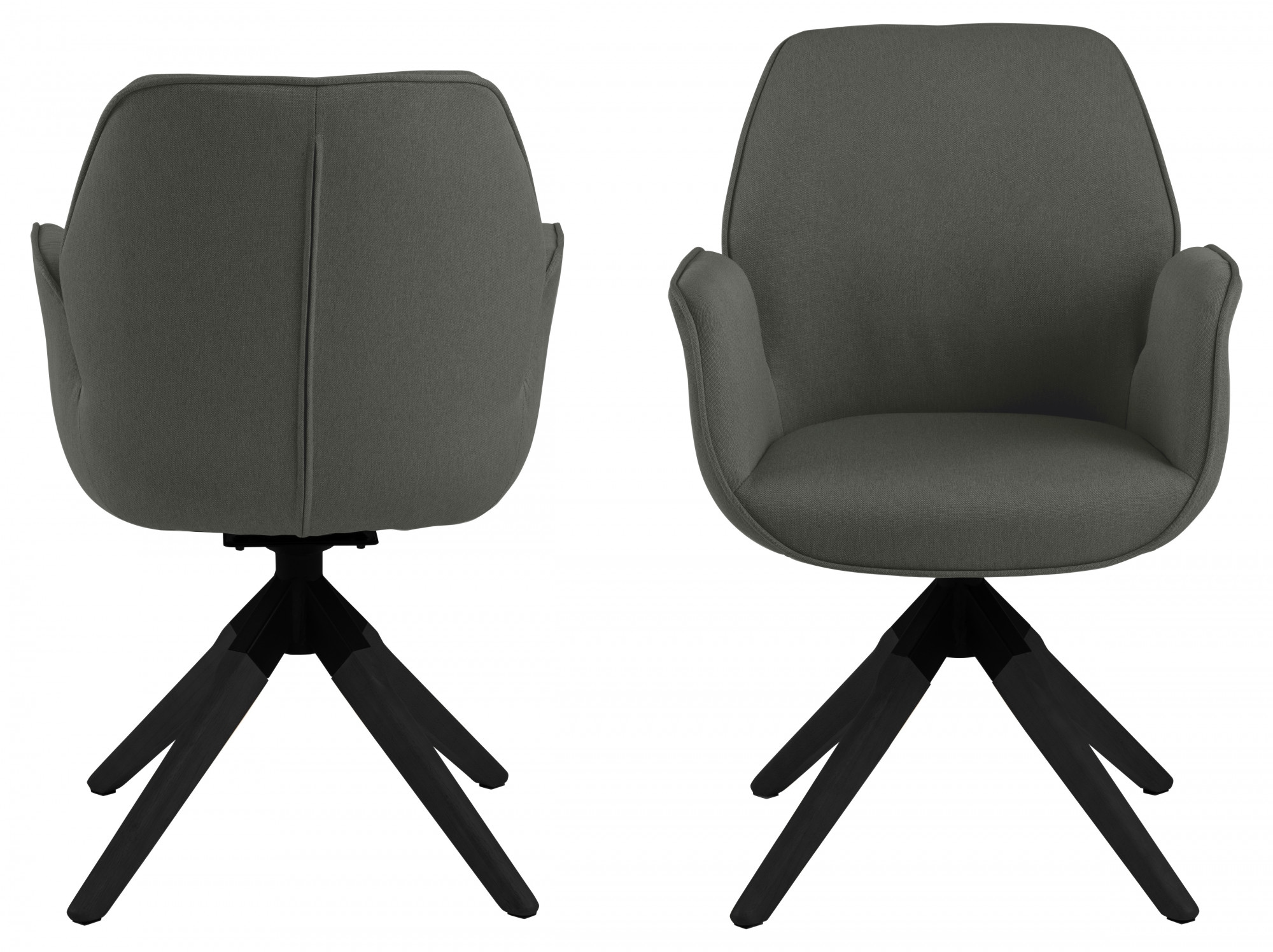 MCA furniture 4-Fußstuhl »Pemba«, (Set), 2 St., 2er-Set, 180°drehabr mit  Nivellierung, Stuhl belastbar bis 120 kg auf Rechnung bestellen