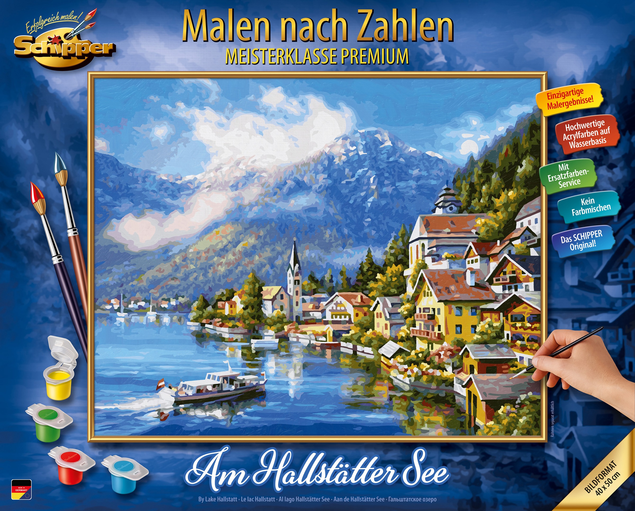 Schipper Malen nach Zahlen »Meisterklasse Premium - Am Hallstätter See«, Made in Germany