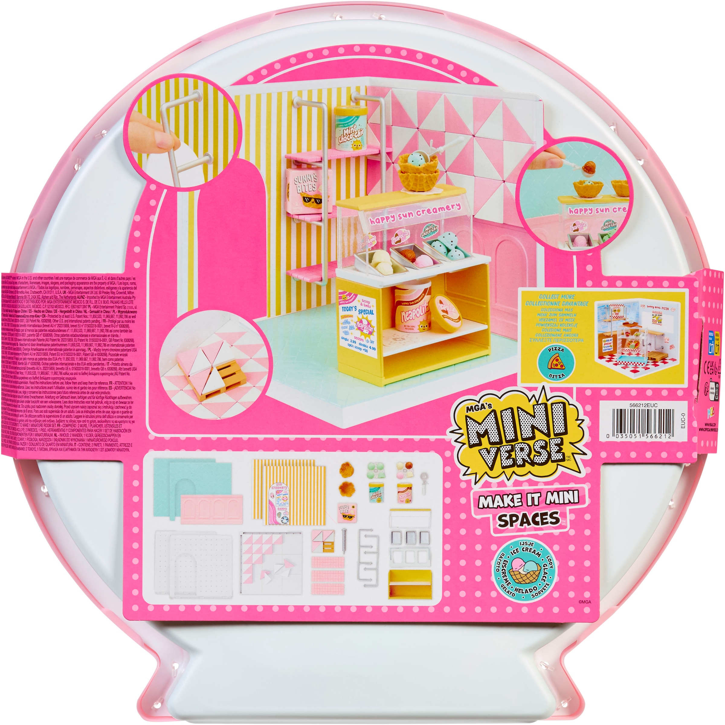 MGA ENTERTAINMENT Kreativset »MGA's Miniverse - Spaces Starter Pack- Ice Cream«
