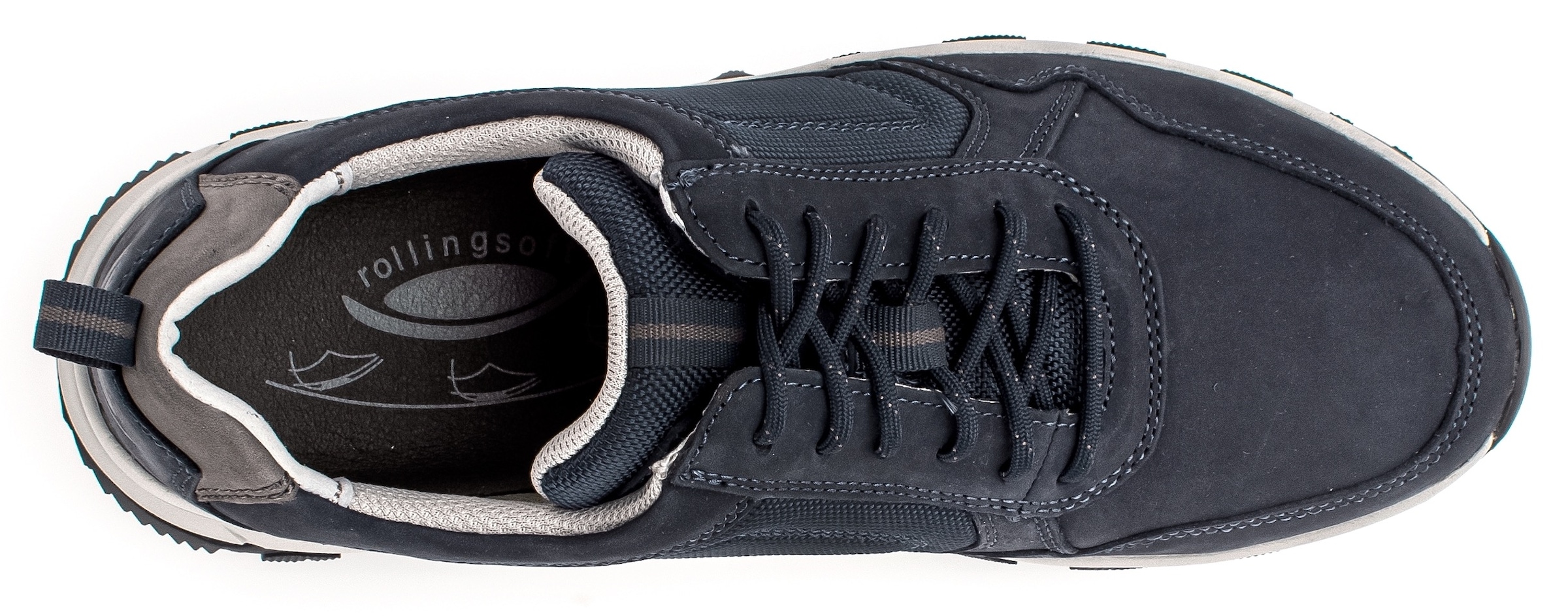 rollingsoft Sneaker  , Freizeitschuh, Halbschuh, Schnürschuh mit Anziehlasche, Weite G