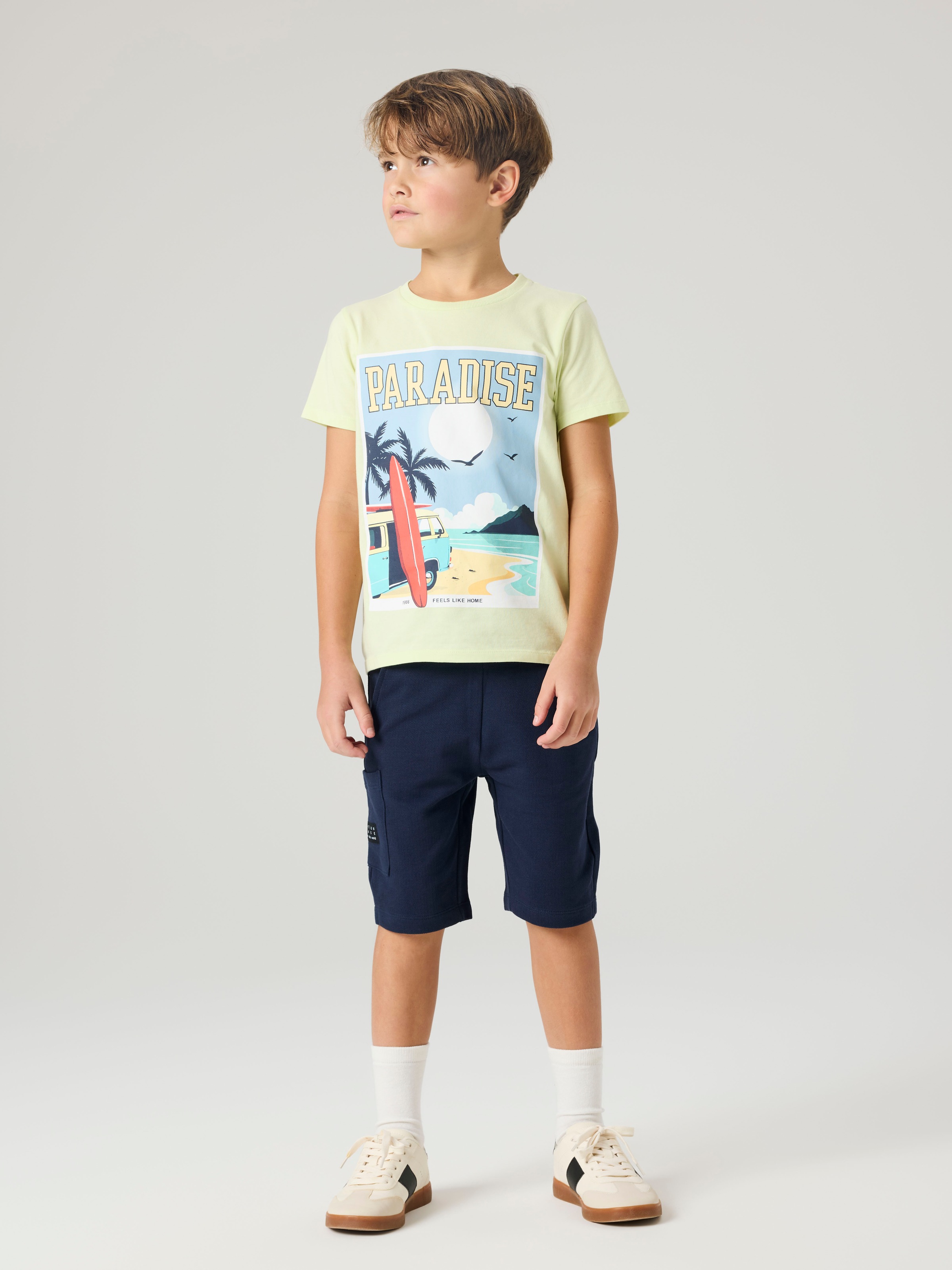 Name It Sweatshorts »NKMVIVASSE LONG SWE SHORTS UNB«  Baumwolle, regular fit