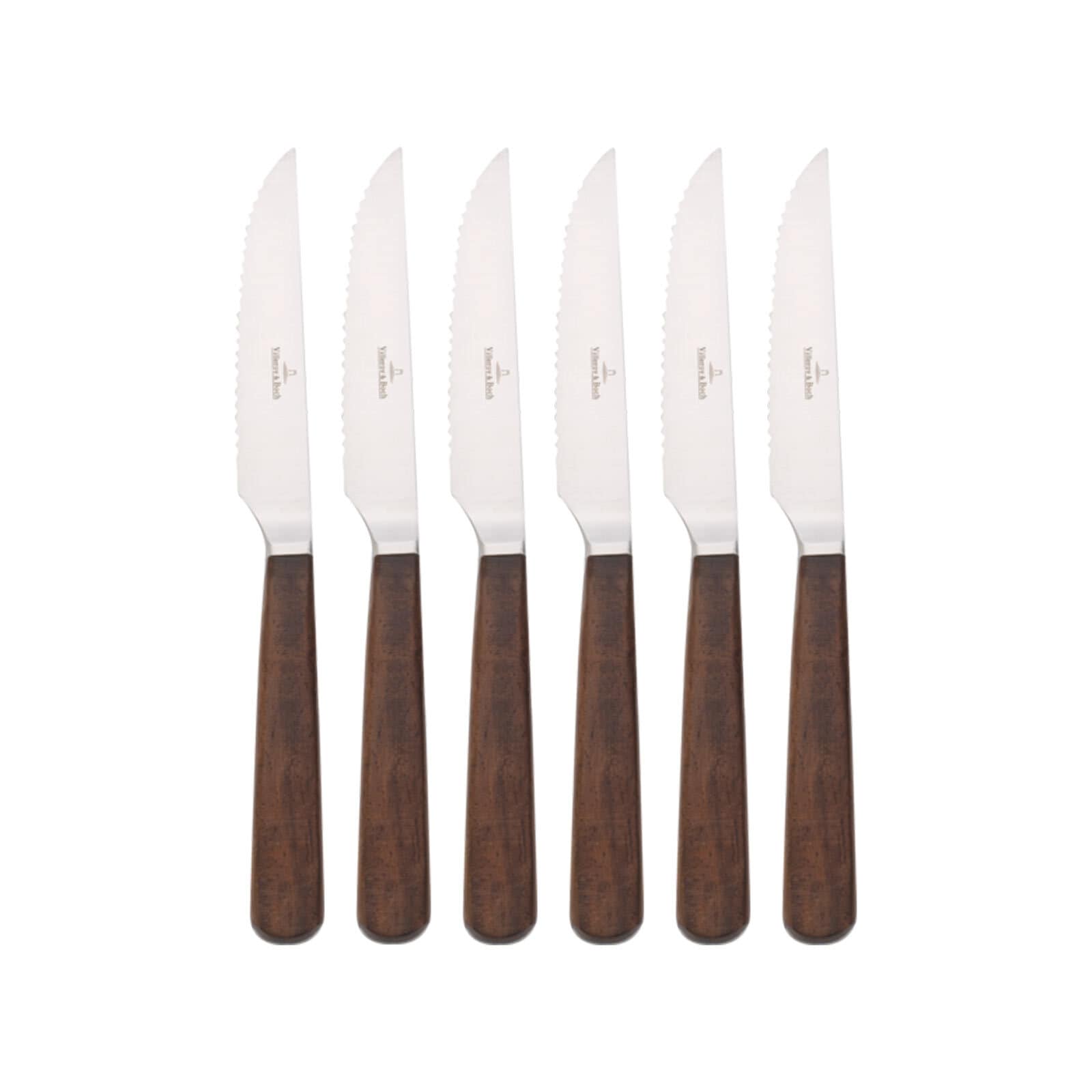 Villeroy & Boch Besteck-Set »Steakmesser Texas 23,5 cm 6er Set silber« günstig online kaufen