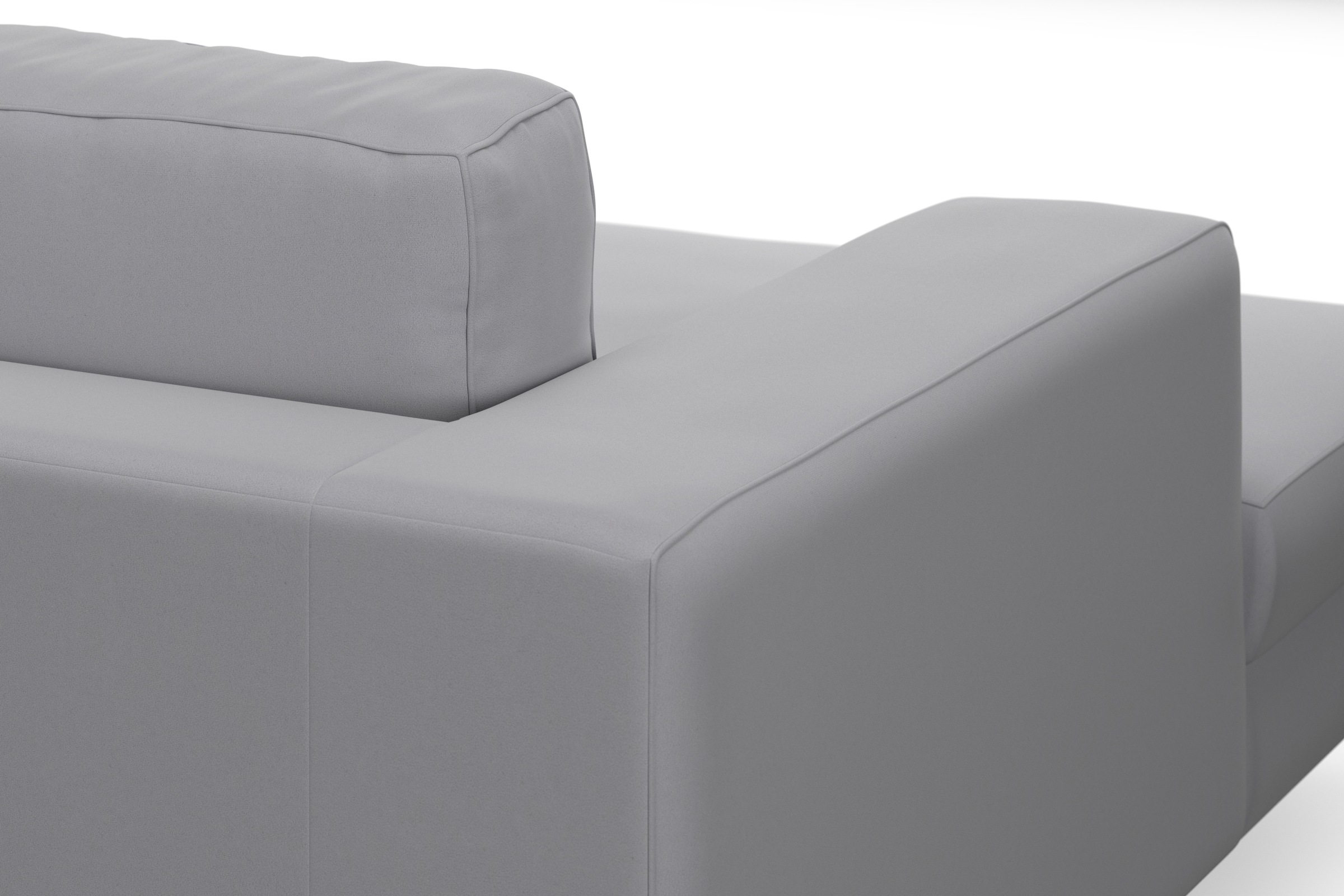 DOMO collection Wohnlandschaft »Modica U-Form«, XXL, in moderner Optik mit, 2 großzügigen Recamieren, auch in Cord