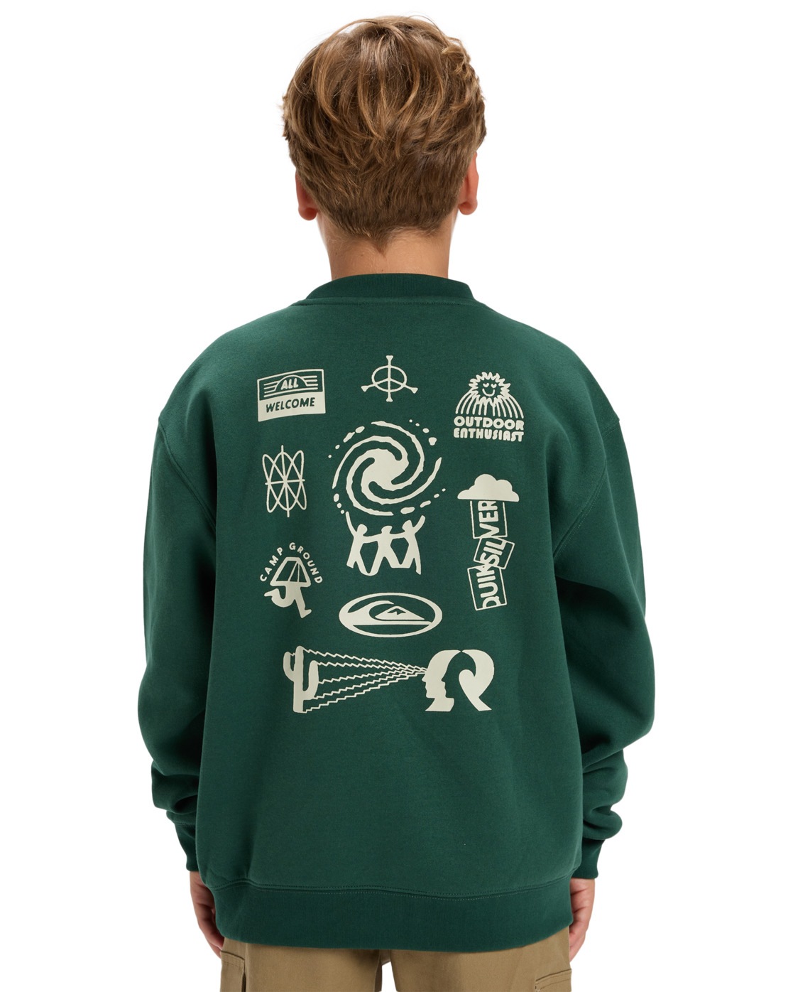 Quiksilver Fleecepullover »Salt Water Graphic«
