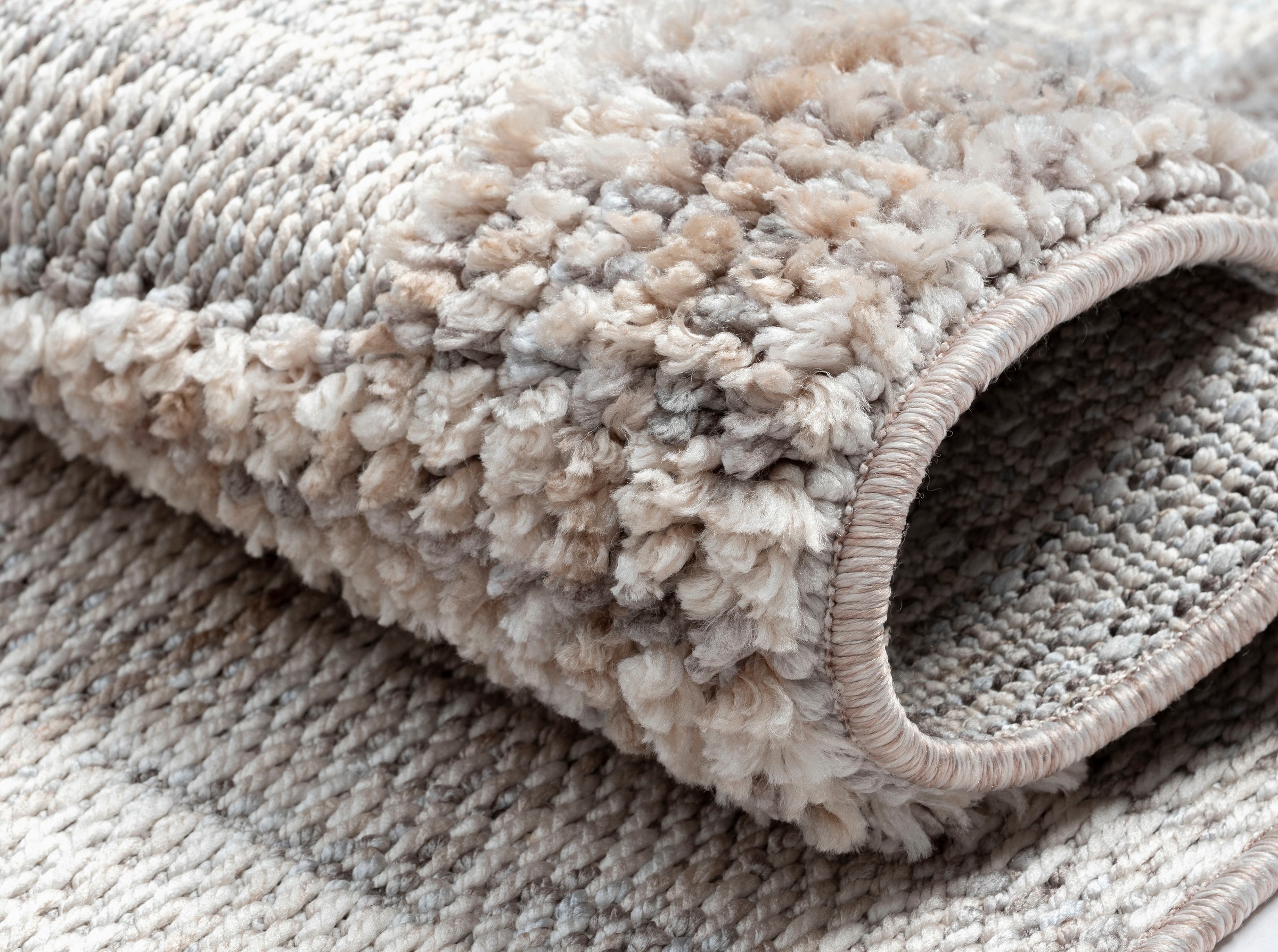 Myflair Möbel & Accessoires Teppich »Balania«, rechteckig, 15 mm Höhe, Kurzflor, mit Hoch-Tief Effekt, besonders weich durch Microfaser