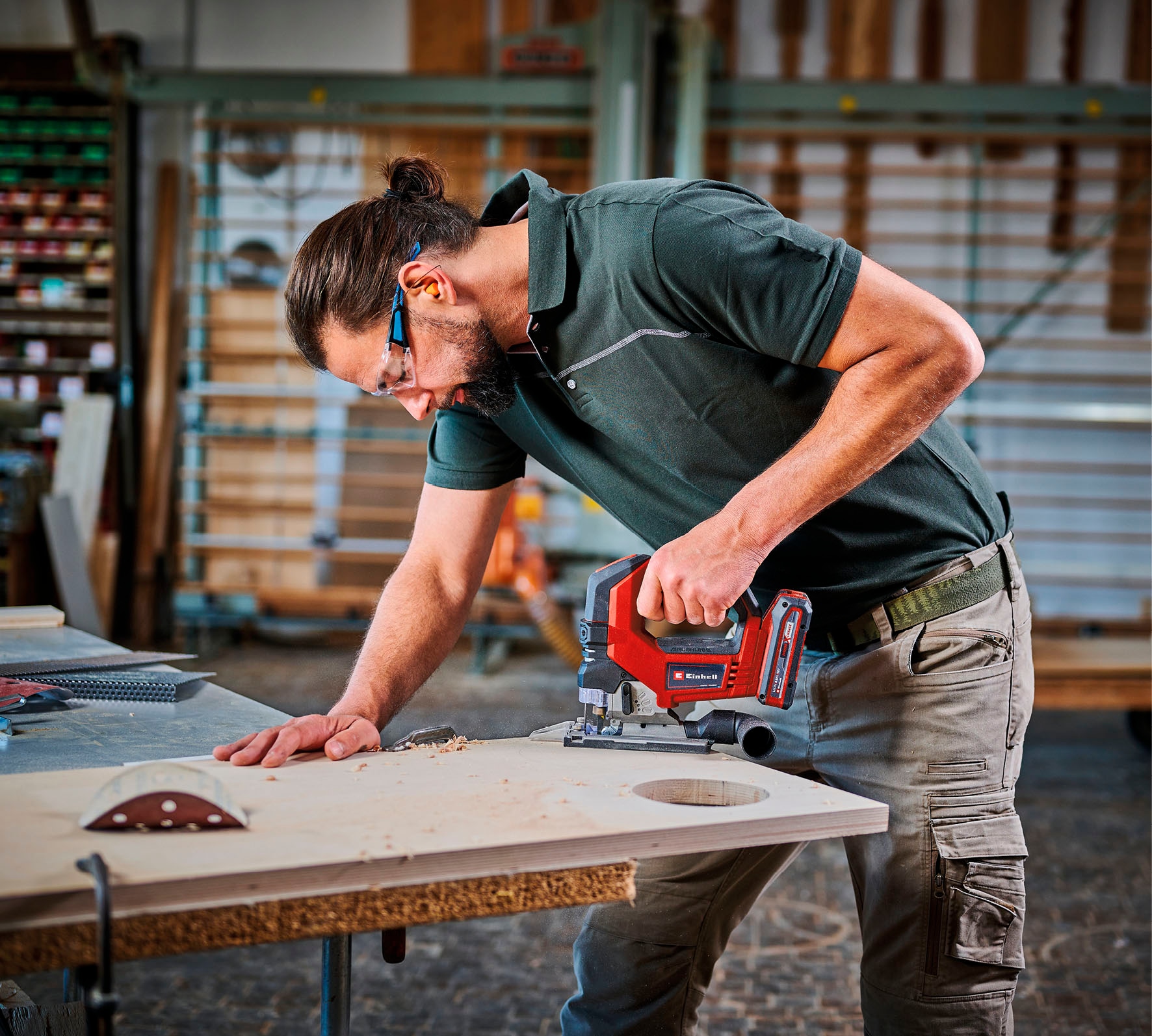 Einhell Akku-Stichsäge »Professional Akku-Stichsäge TP-JS 18/135 Li BL - Solo« Packung, 2 Stk. tlg.