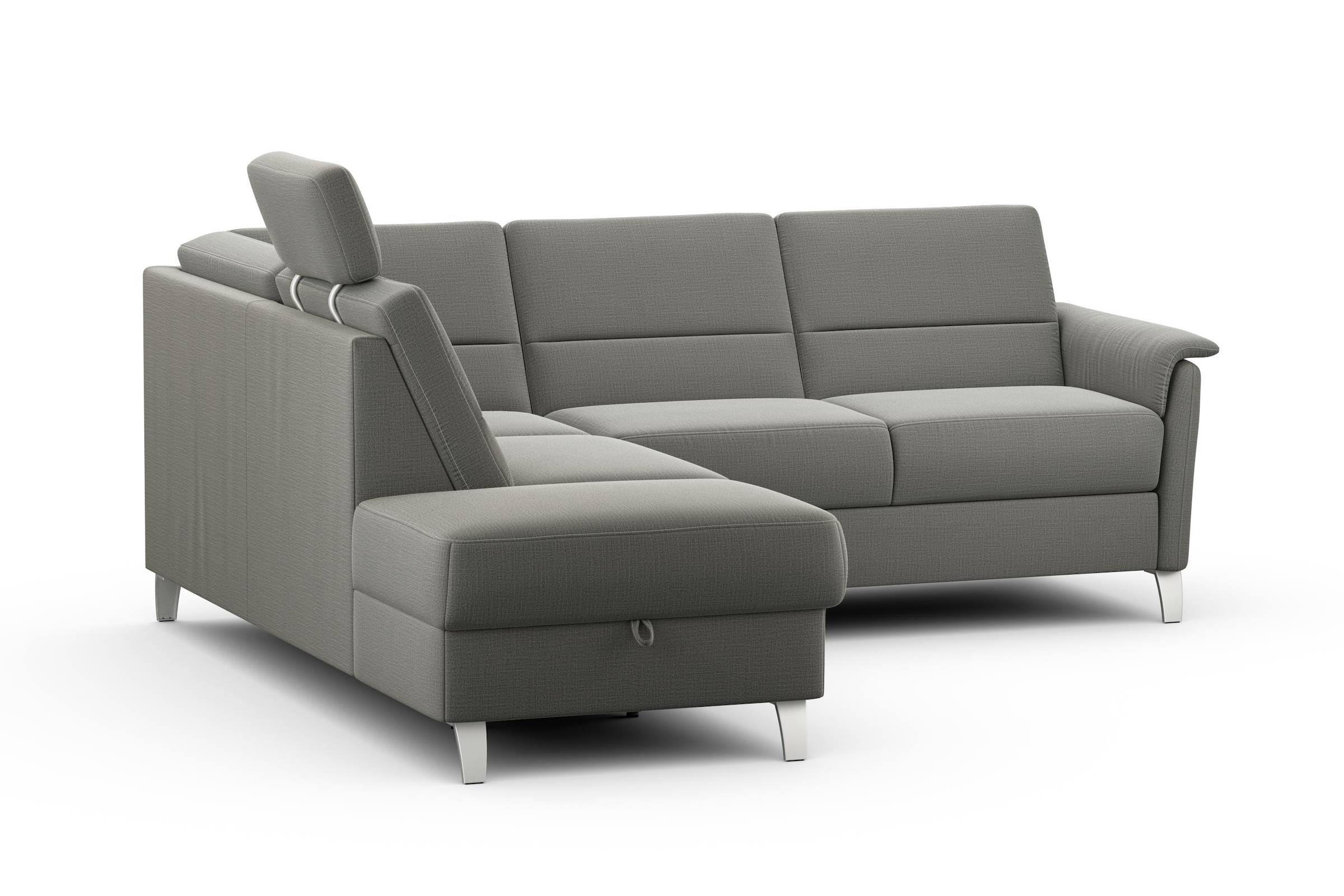 sit&more Ecksofa »Palmera L-Form«, Federkern, wahlweise mit Bettfunktion un günstig online kaufen