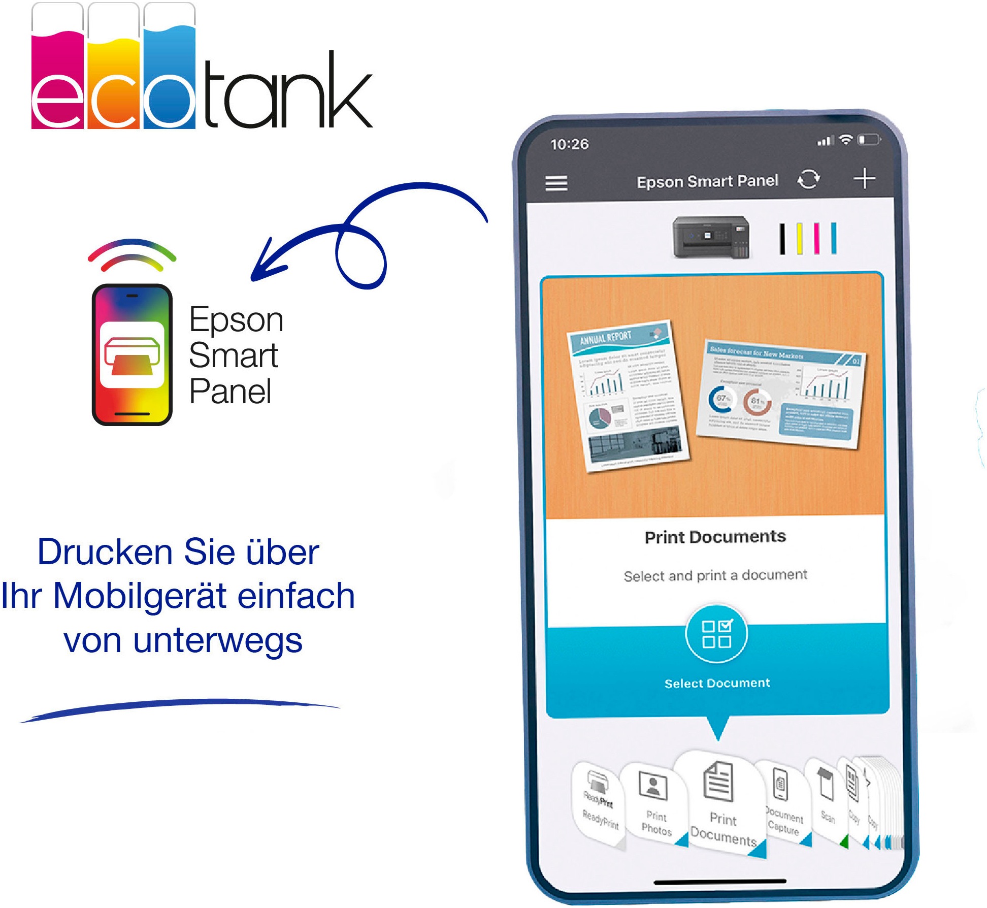 Epson Tintenstrahldrucker »EcoTank ET-8500«