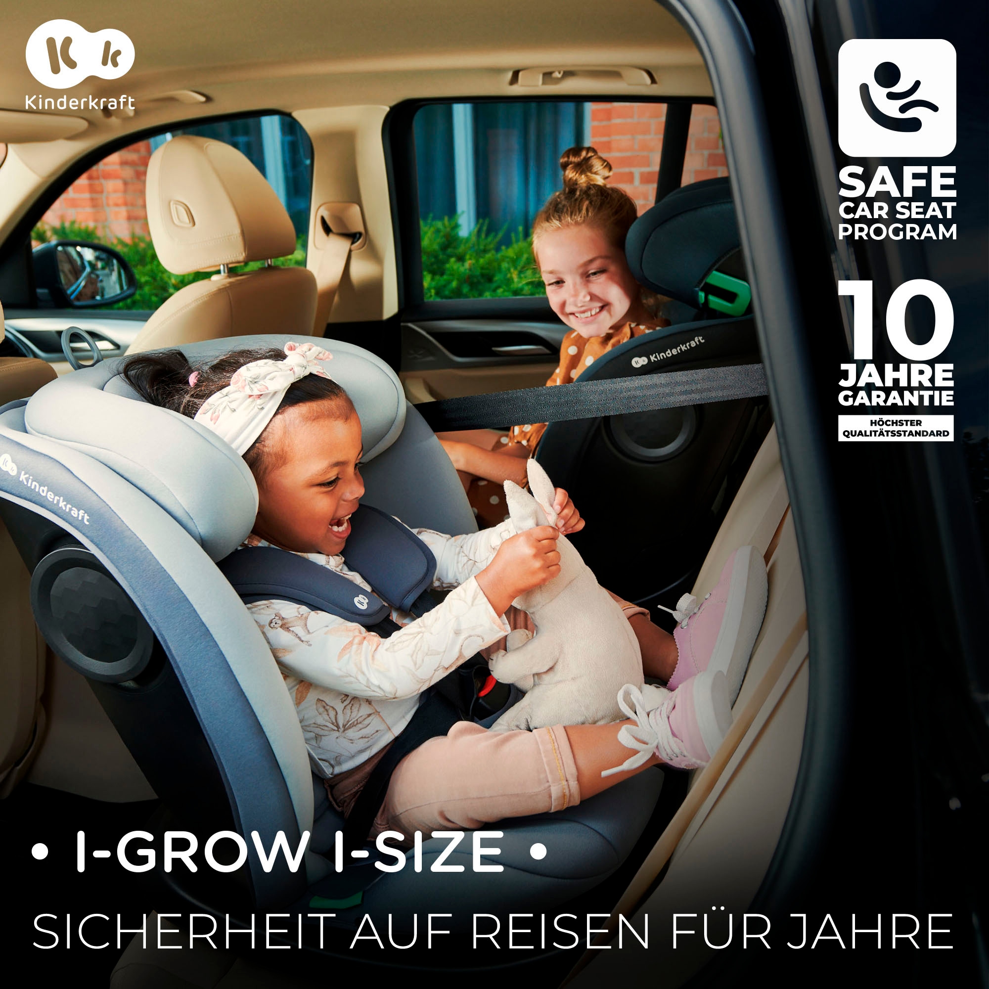 Kinderkraft Autokindersitz »I-GROW i-Size« Klasse 0 / 1 / II / III (bis 36 kg) 360° – drehbarer Kindersitz
