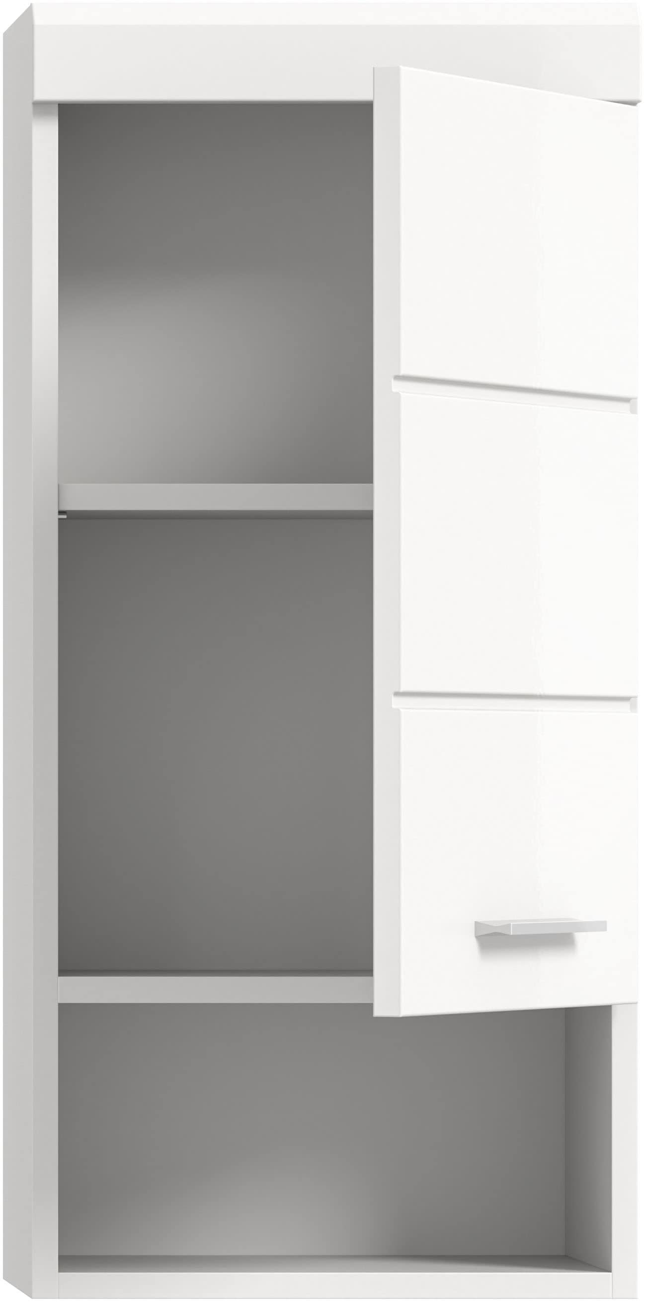 INOSIGN Hängeschrank »Siena, Breite 37cm, 1 Tür, 1 offenes Fächer, 1 Einlegeboden, MDF-Front«, (1 St.), in verschiedenen Farben erhältlich, Badmöbel, Badschrank, Schrank, Bad