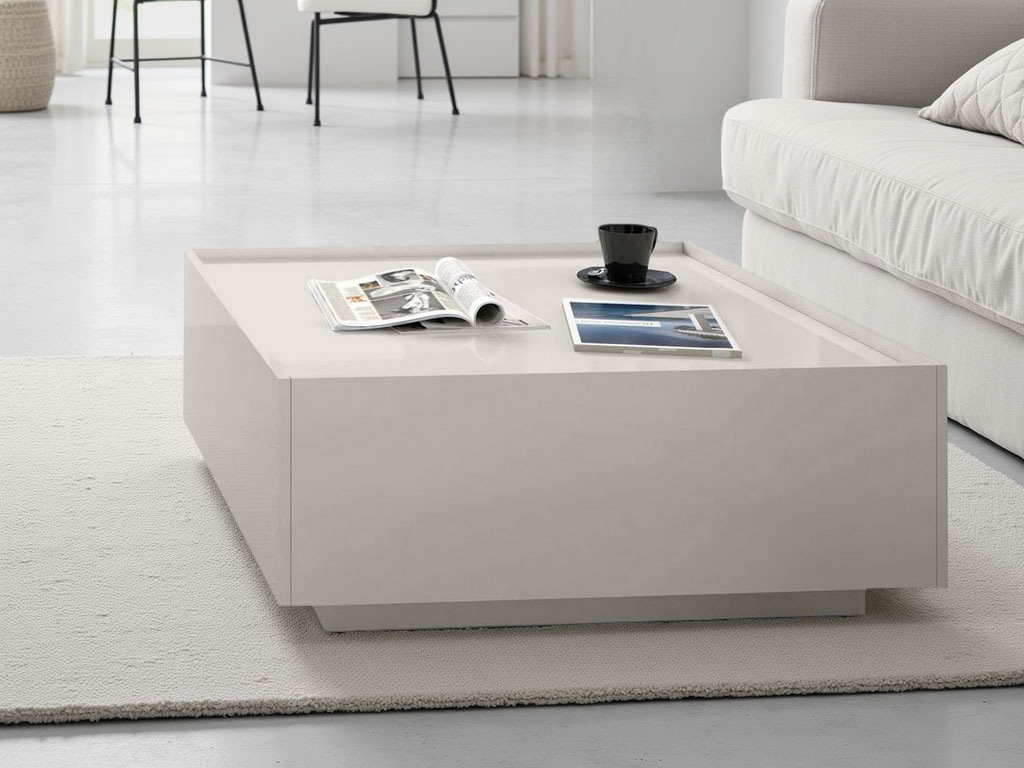 PLACES OF STYLE Couchtisch »Piano« hochwertig UV lackiert, mit zwei Schubla günstig online kaufen