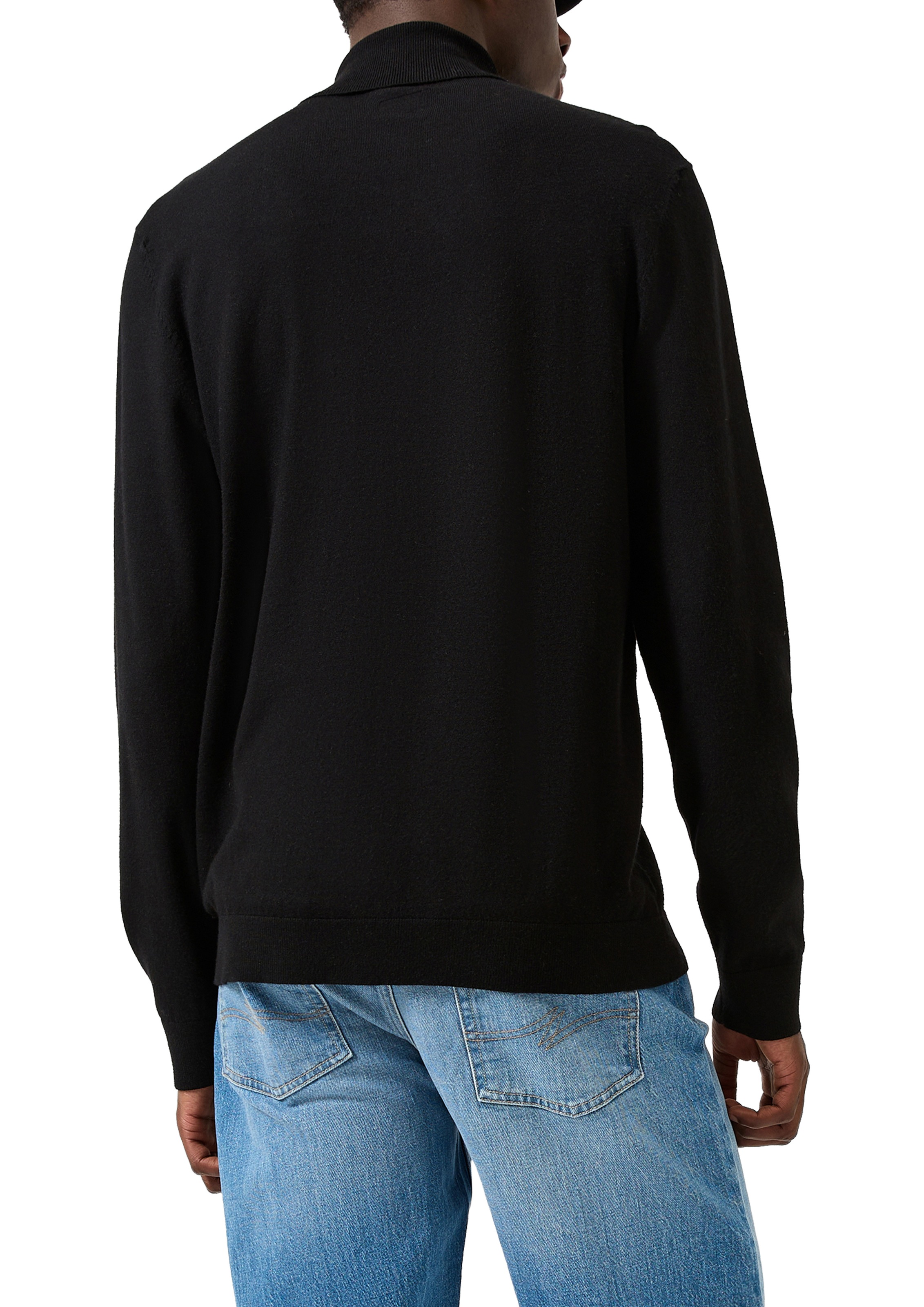QS Rollkragenpullover Strick-Rolli / Unifarben