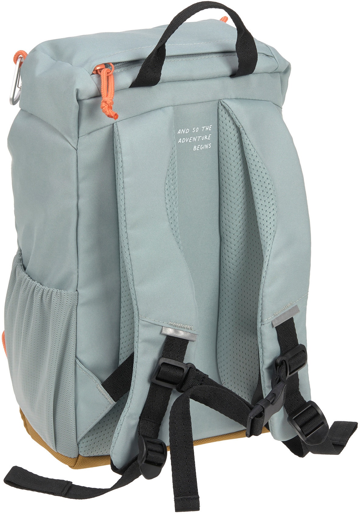 LÄSSIG Kinderrucksack »Nature, Mini Outdoor Backpack, Light Blue«, Reflektoren, aus recycelten PET-Flaschen