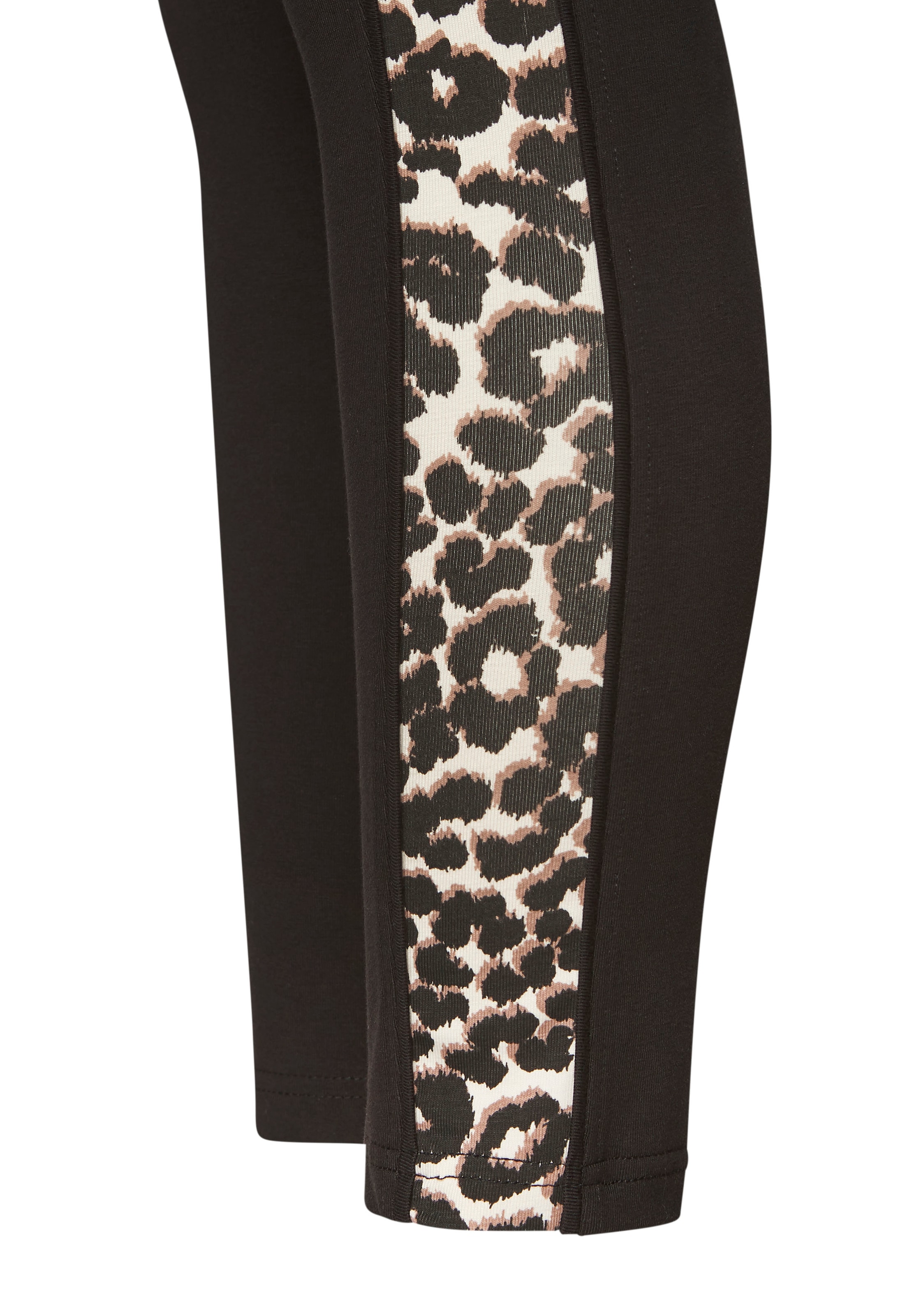 LASCANA ACTIVE Leggings, Einsätze mit Leopardenmuster an den Beinen