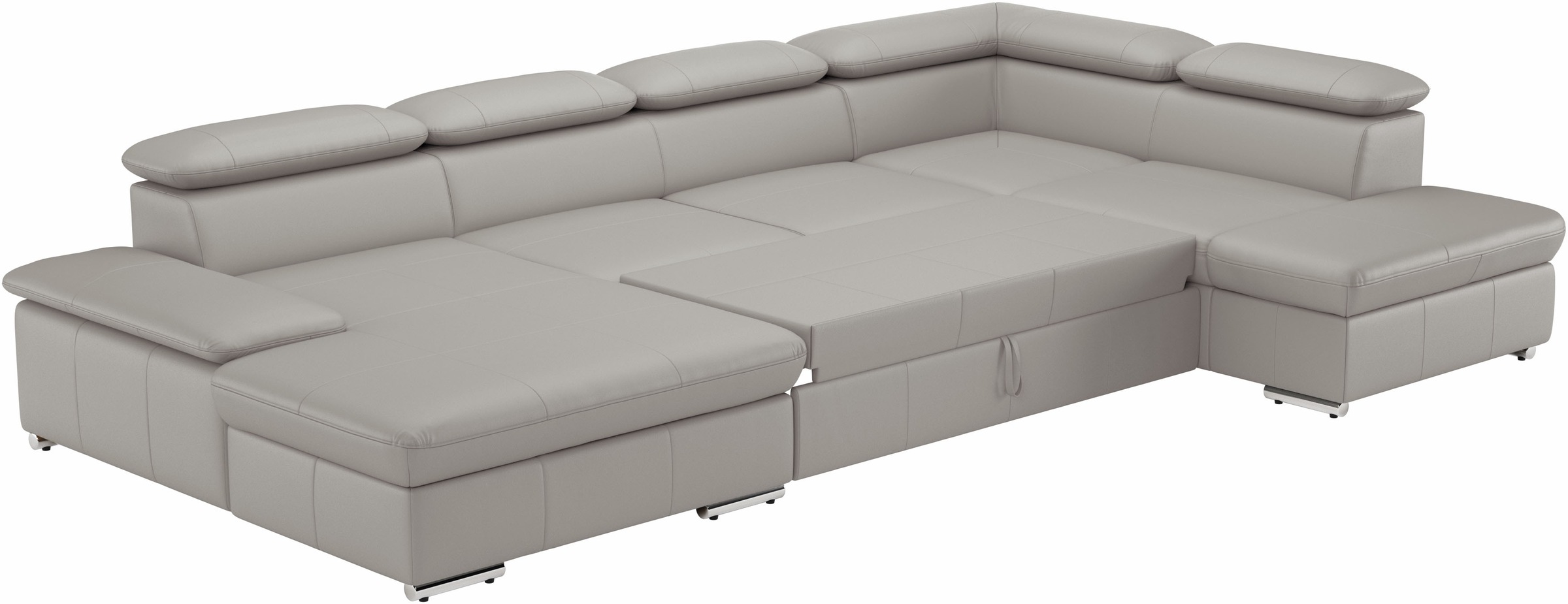 sit&more Wohnlandschaft »Valantine U-Form«, inkl. Kopf- und Armteilverstellung, wahlweise mit Bettfunktion