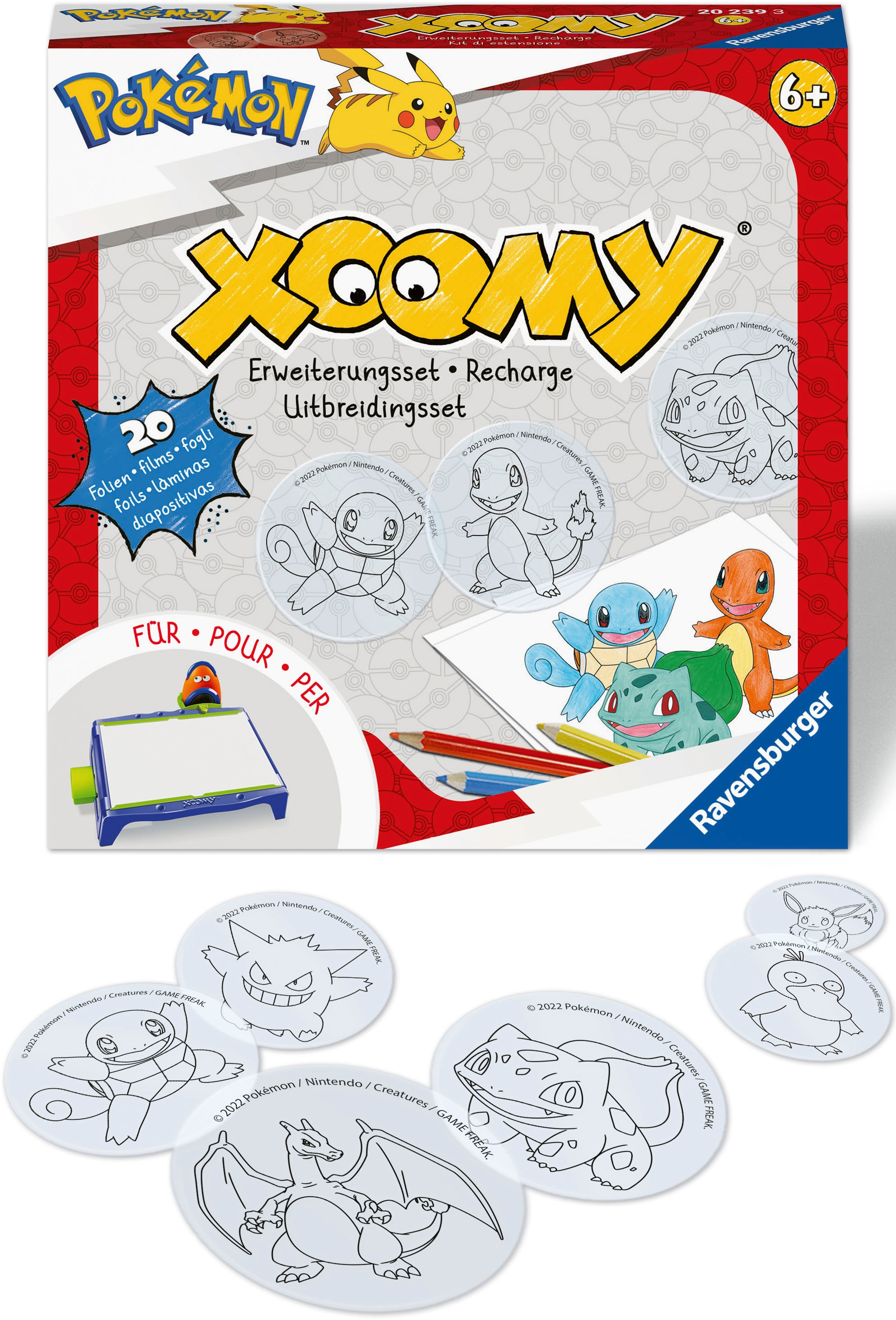 Ravensburger Malvorlage »XOOMY® Pokémon Refill« Made in Europe