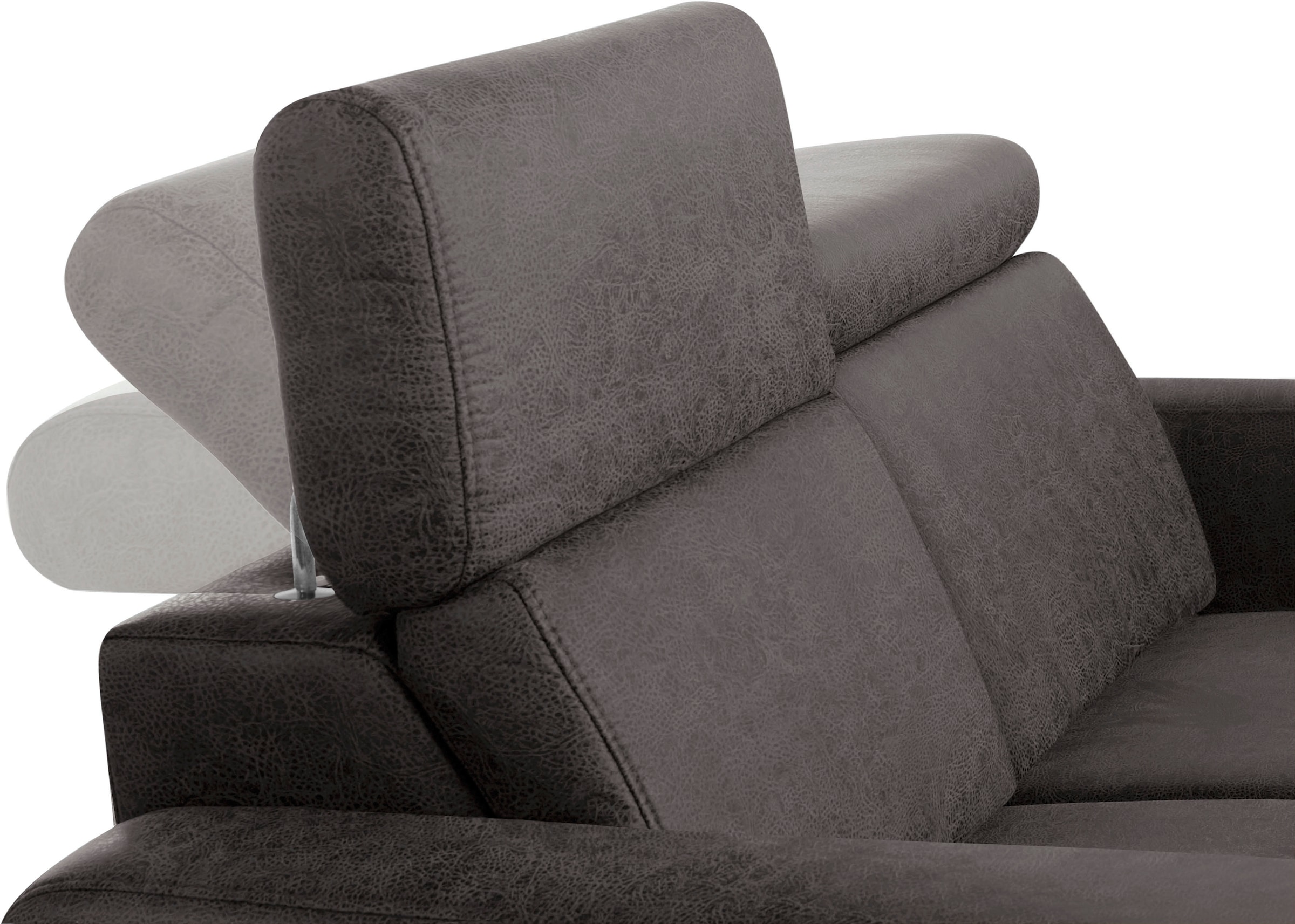 sit&more 2-Sitzer »Bologna«, inklusive Kopfteilverstellung und Federkern