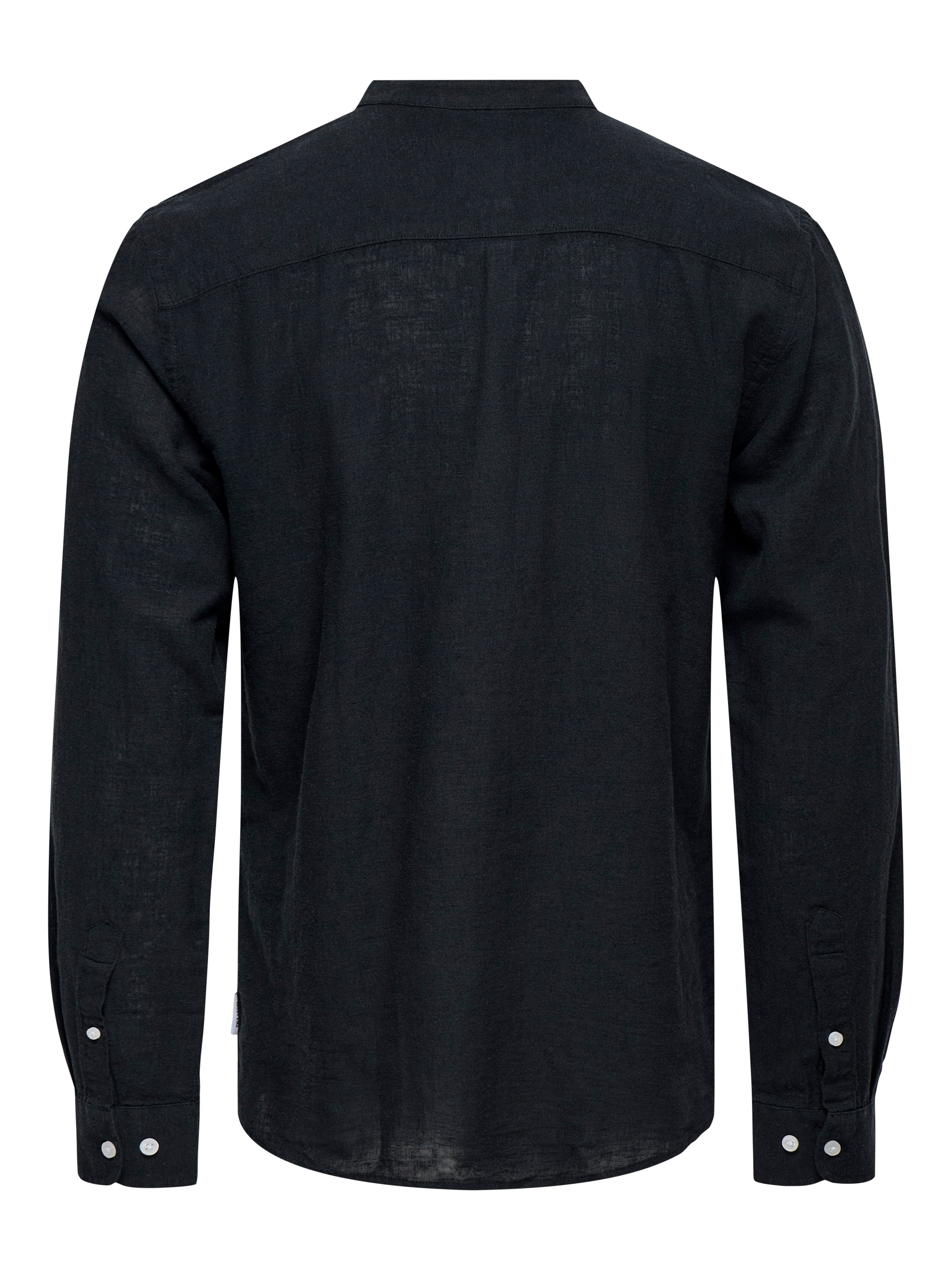 ONLY & SONS Langarmhemd »ONSCAIDEN LS SOLID LINEN MAO SHIRT NOOS«