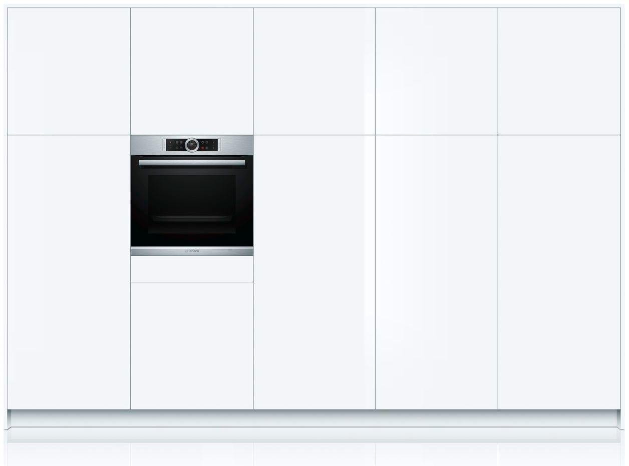 8. Bild von BOSCH Einbaubackofen »HBG632TS1«, 8, HBG632TS1, mit 3-fach-Teleskopauszug