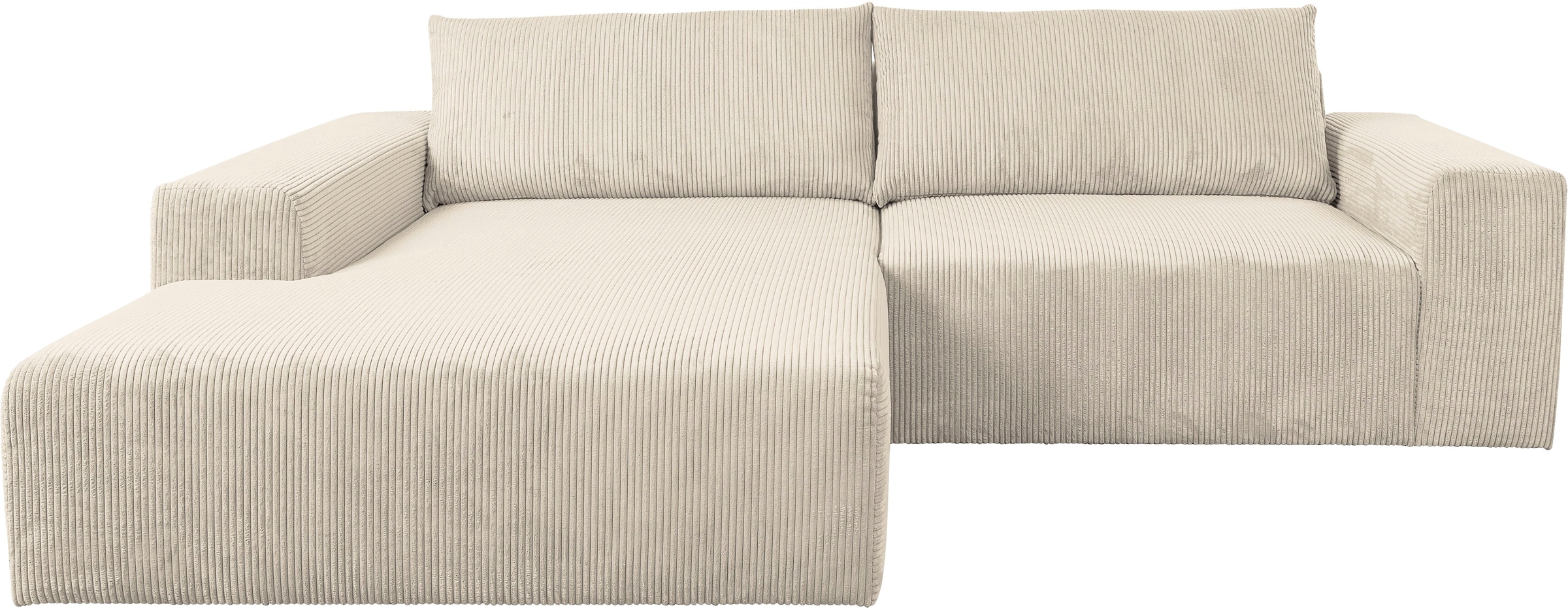 WERK2 Ecksofa »Rio, elegant und bequem, Breite 262cm, L-Form«, Puristisches Design mit maximalem Komfort