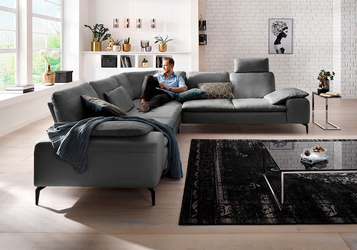 W.SCHILLIG Ecksofa »valentinoo, Designsofa, elegant und bequem, L-Form«, (S günstig online kaufen