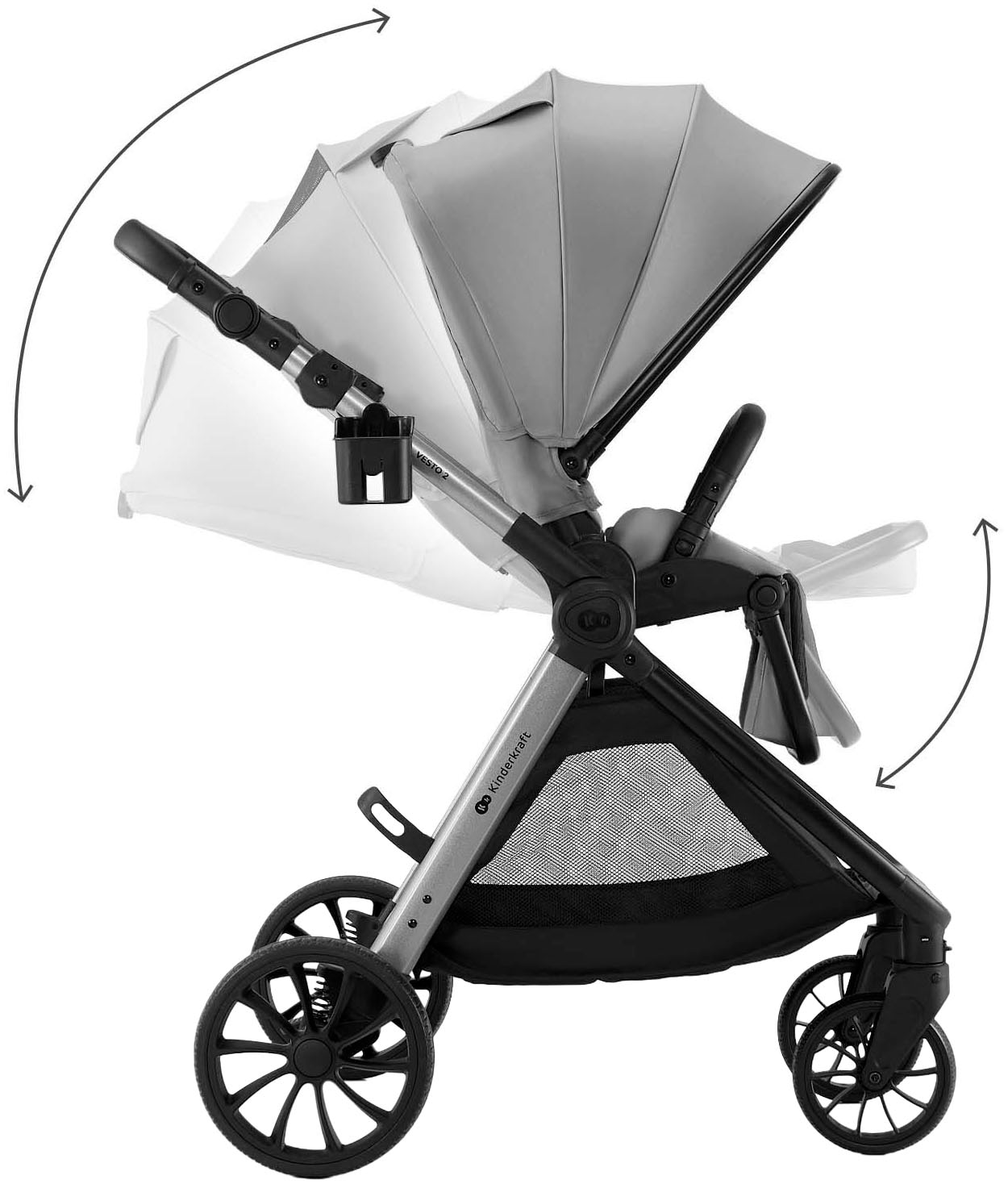 Kinderkraft Kombi-Kinderwagen »VESTO 2 - 2in1« 22 kg