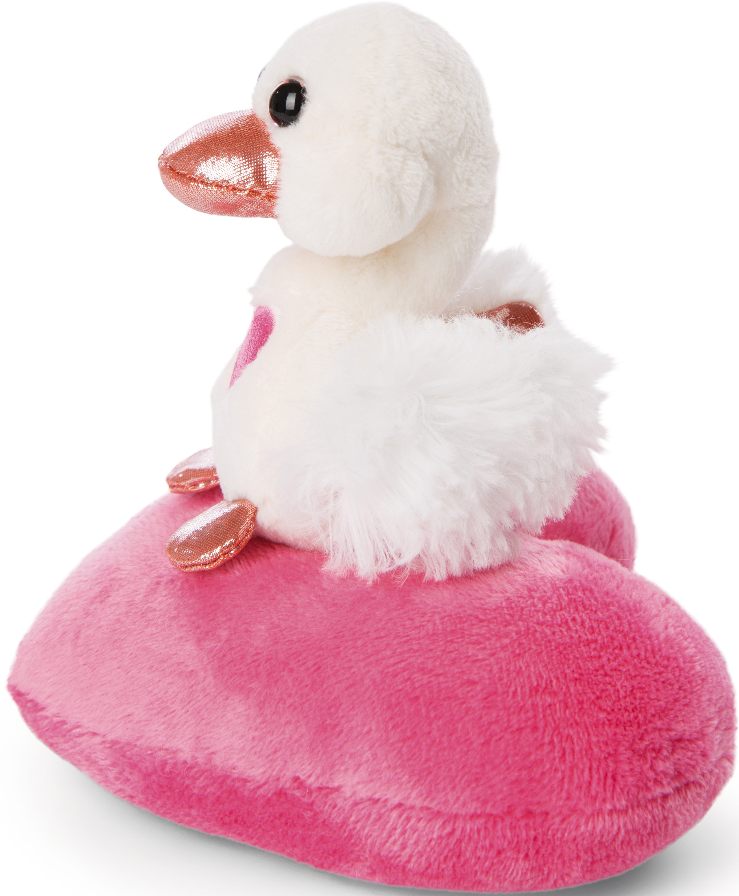 Nici Kuscheltier »Love Classic, Schwan weiß auf Herz, 10 cm«