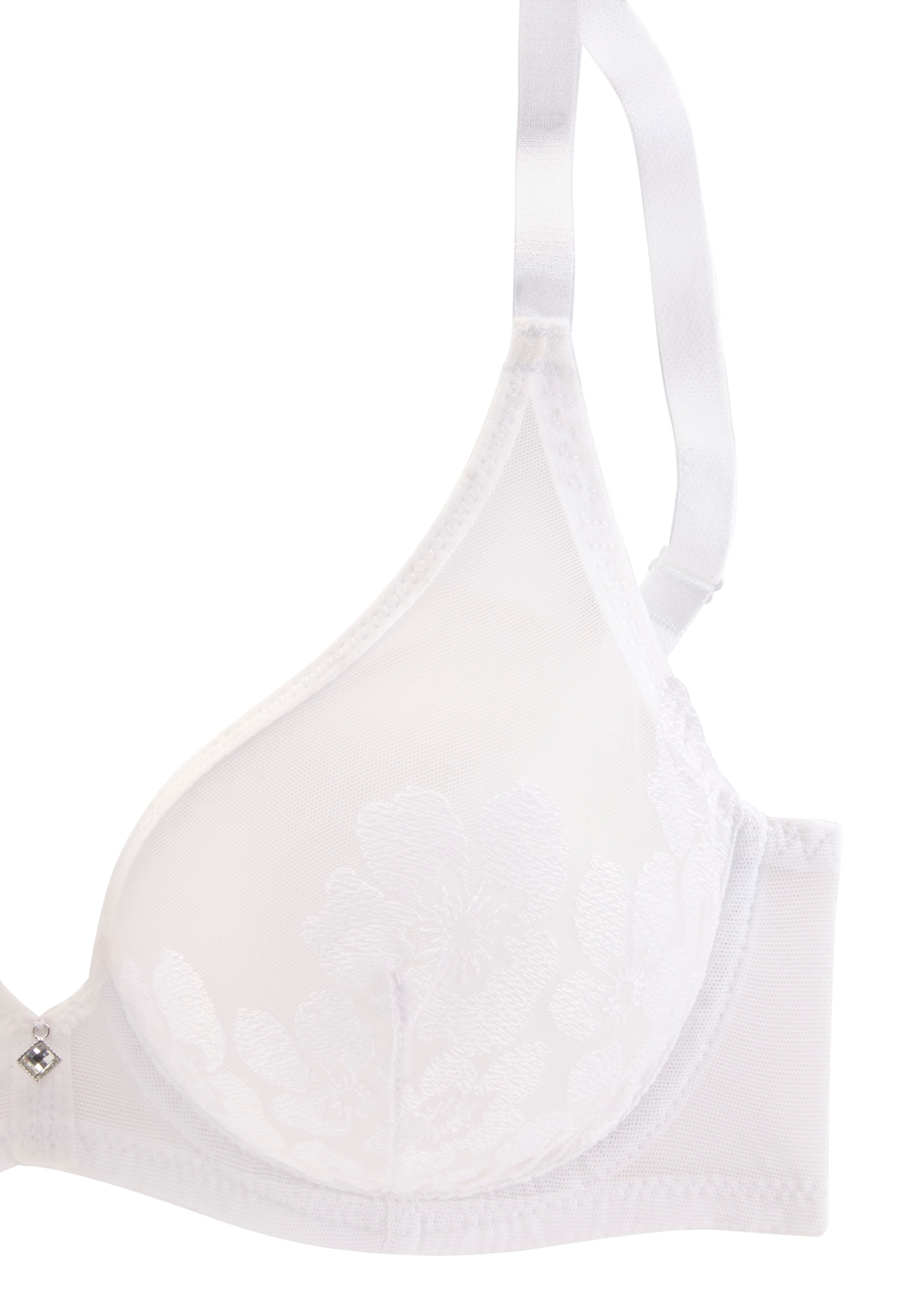 LASCANA Belle Affaire Bügel-BH, aus leicht transparenter Stickerei Spitze, sexy Dessous