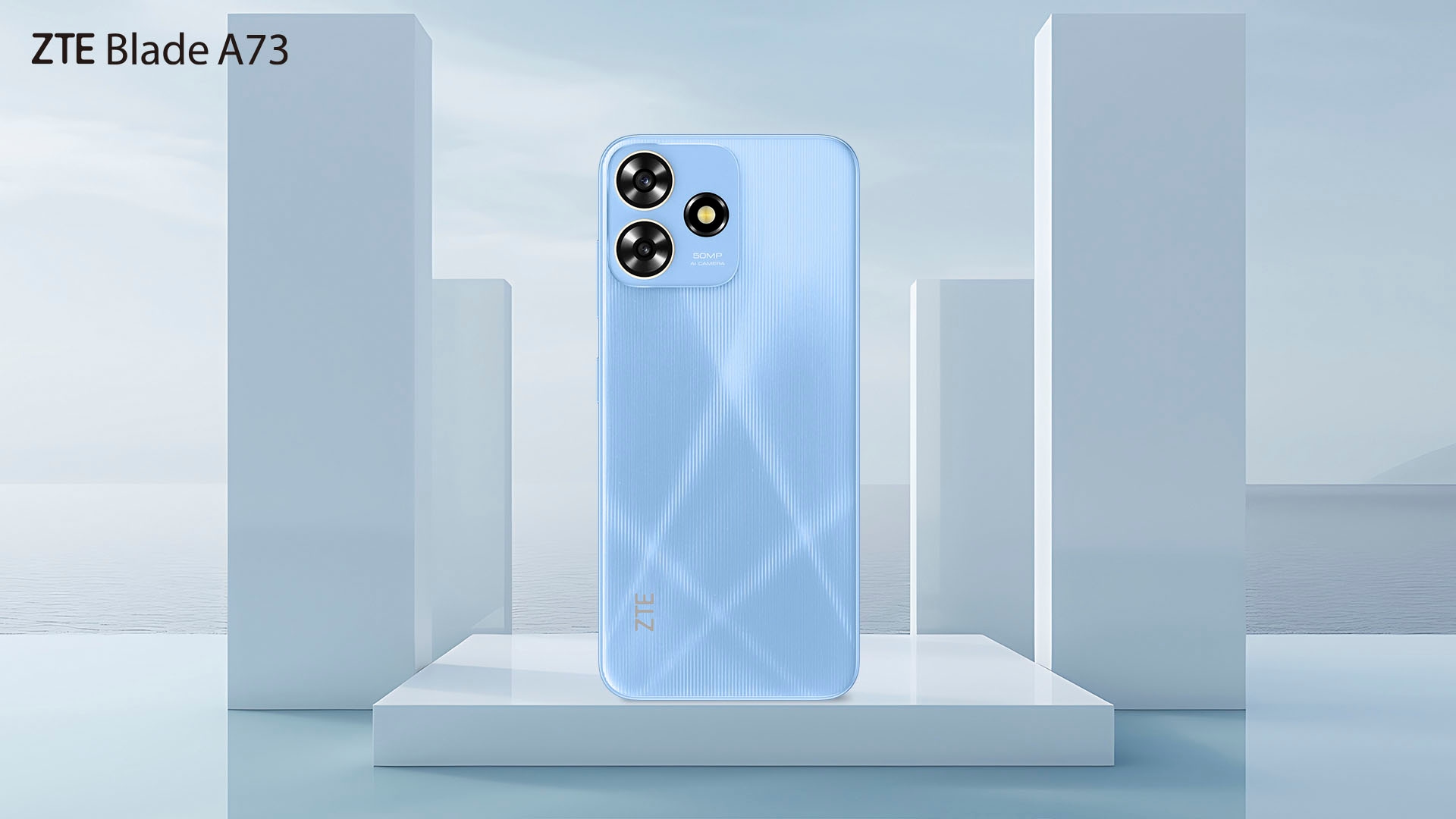 ZTE Smartphone »Blade A73«, blau, 16,76 cm/6,6 Zoll, 128 GB Speicherplatz, 50 MP Kamera