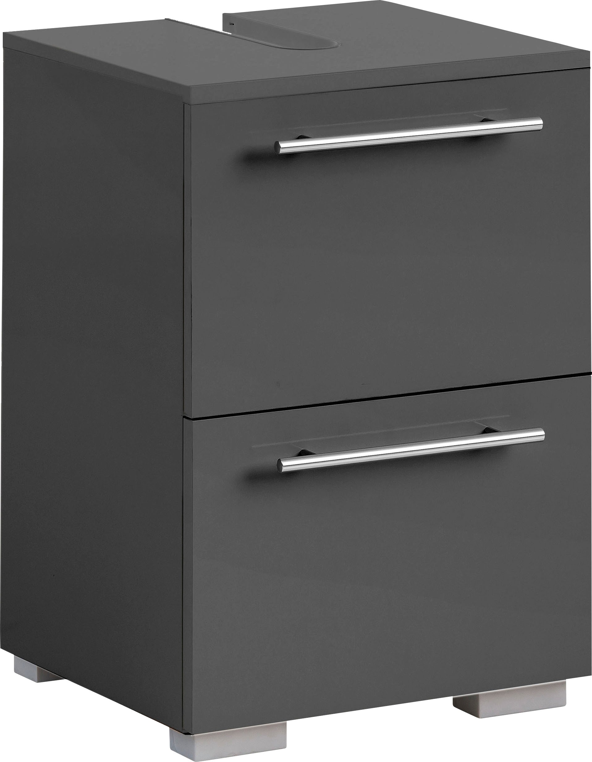 WELLTIME Waschbeckenunterschrank »Carlos« Breite 40 cm anthrazit