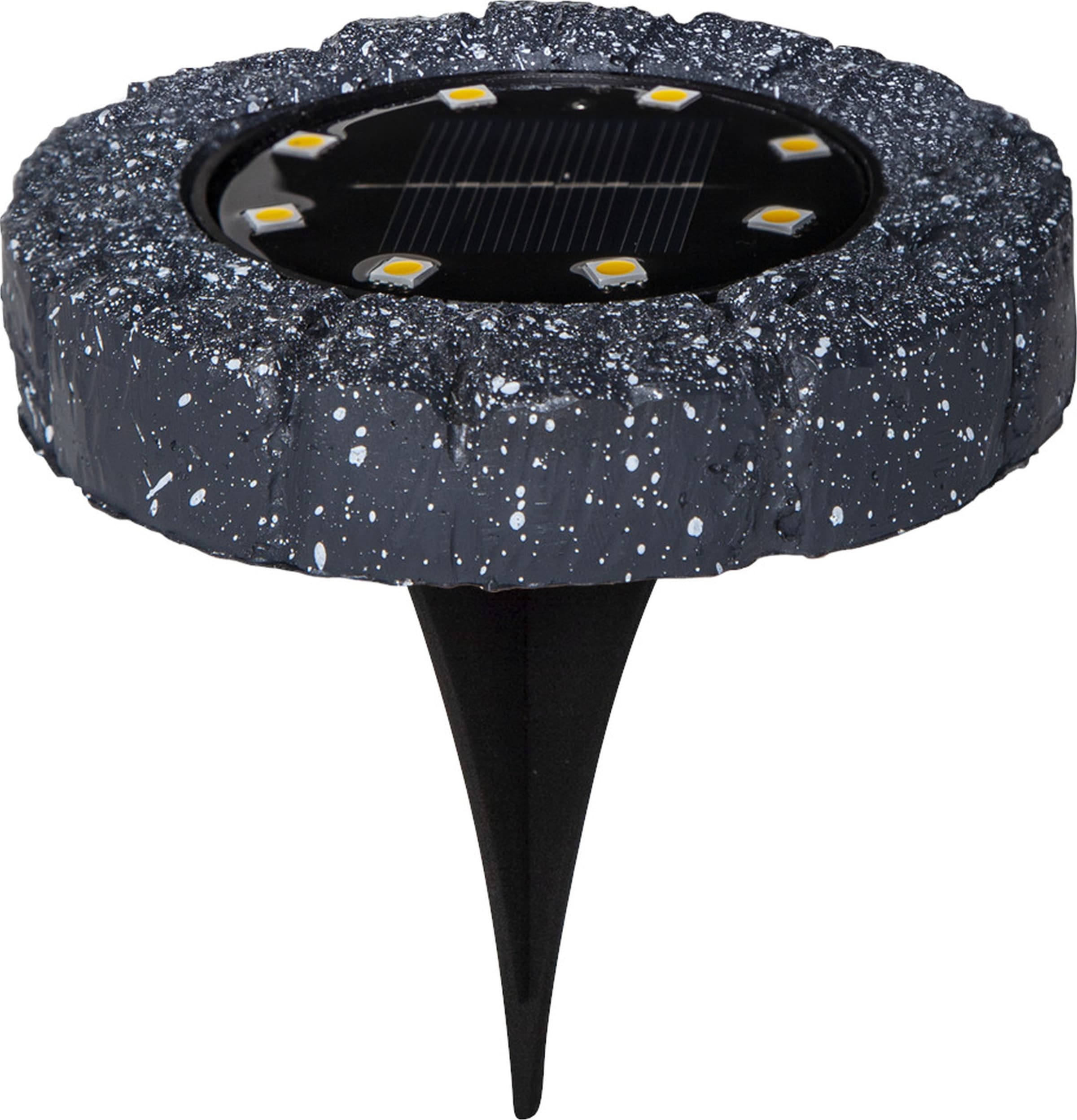 Parforce Traditional Hunting LED Solarleuchte »Solar-Spotlight Lawnlight« LED-Board 2 Stk. Warmweiß 2er-Set, flache Bodenleuchten, Dämmerungssensor