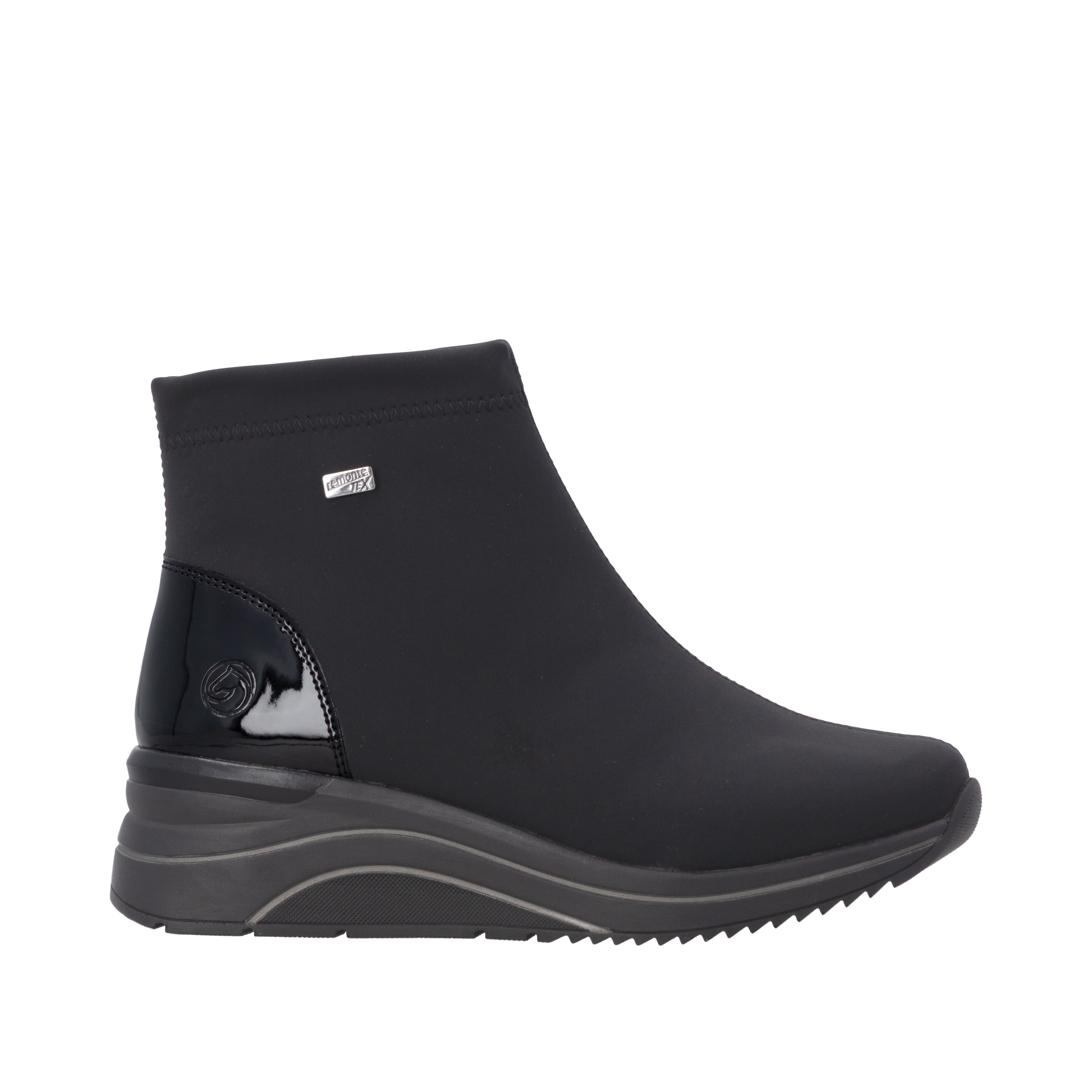 Remonte Keilstiefelette  Reißverschluss-Boots mit wasserabweisender TEX-Membrane