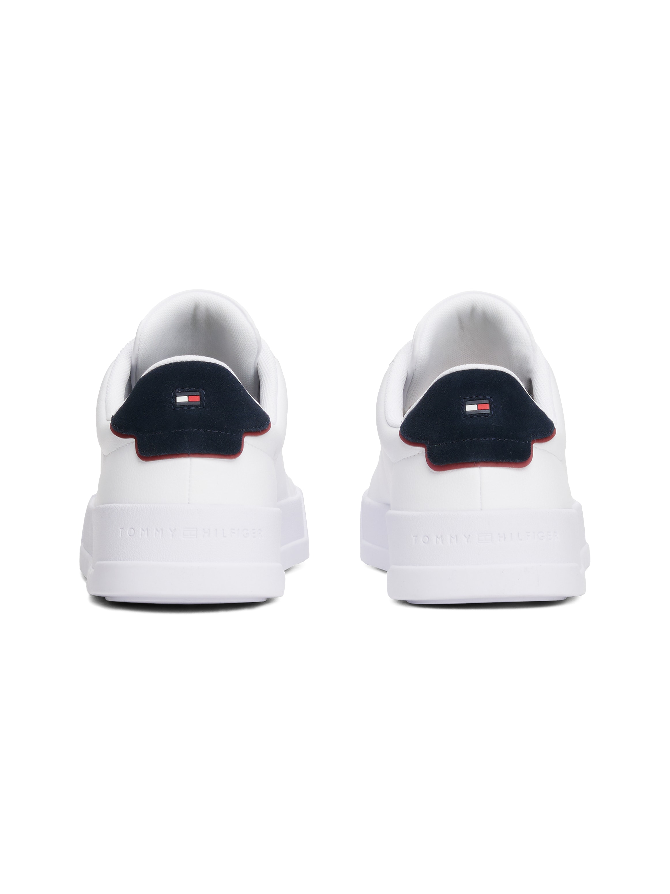Tommy Hilfiger Sneaker »TH COURT LTH DETAIL ESS«, Freizeitschuh, Halbschuh, Schnürschuh mit seitlichem Logoschriftzug