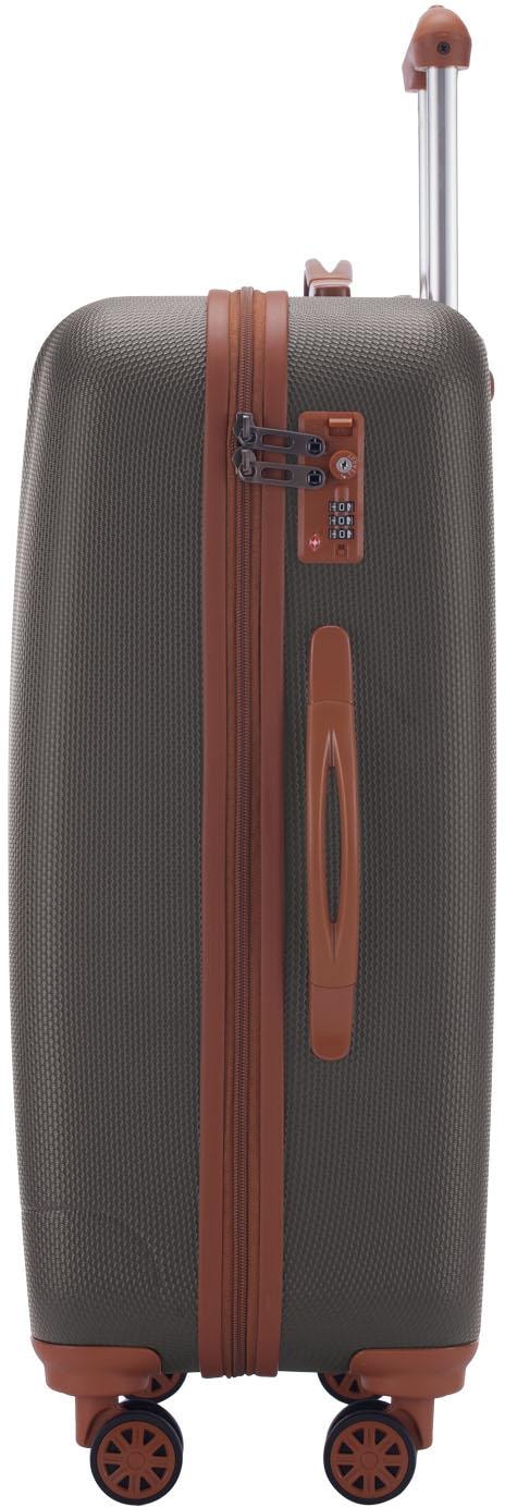 Hauptstadtkoffer Hartschalen-Trolley »Wannsee, 68 cm«, 4 Rollen, Hartschalen-Koffer Koffer mittel groß Reisegepäck TSA Schloss