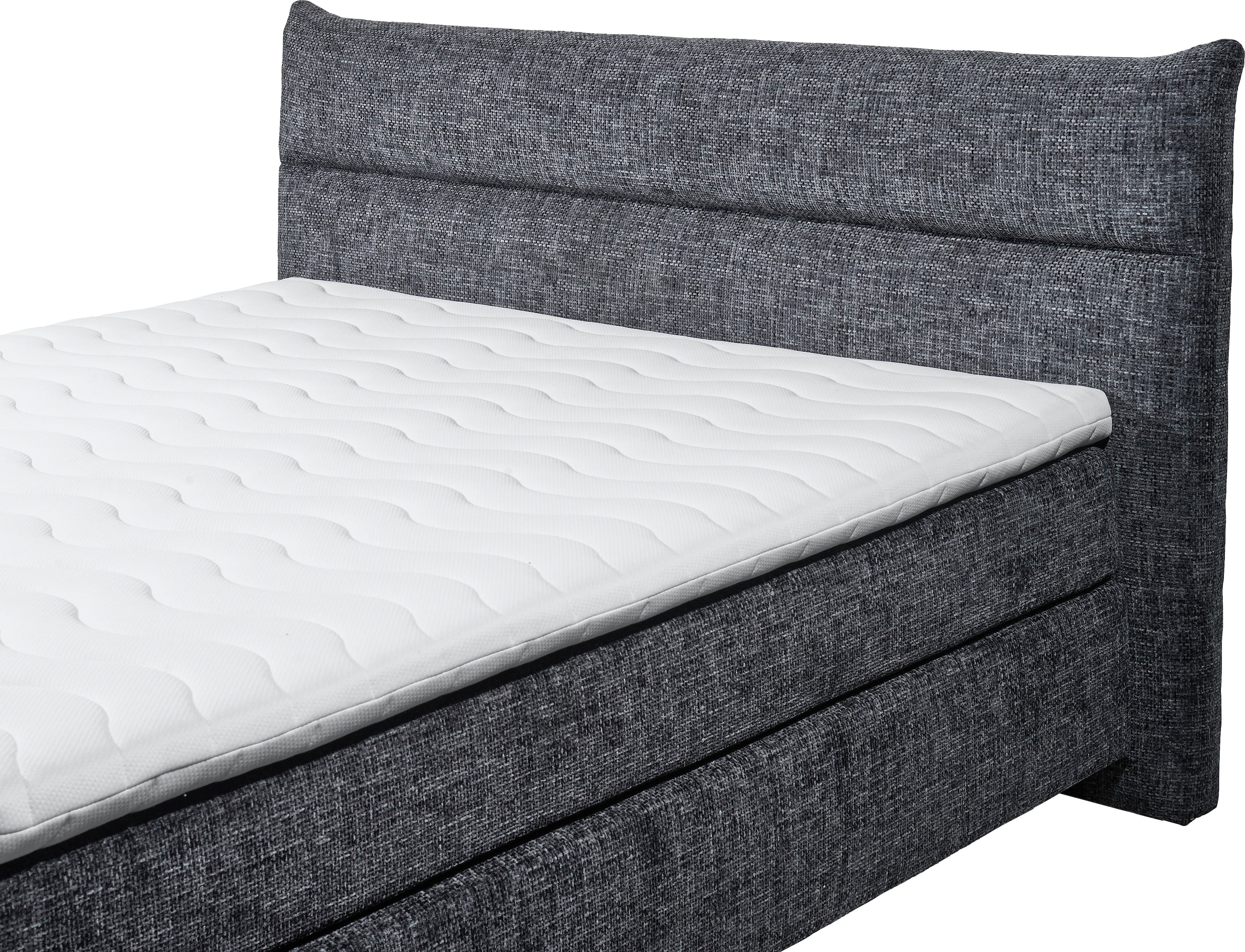 ED EXCITING DESIGN Boxspringbett »Zandvoort«, mit Wendematratze, 180x200cm